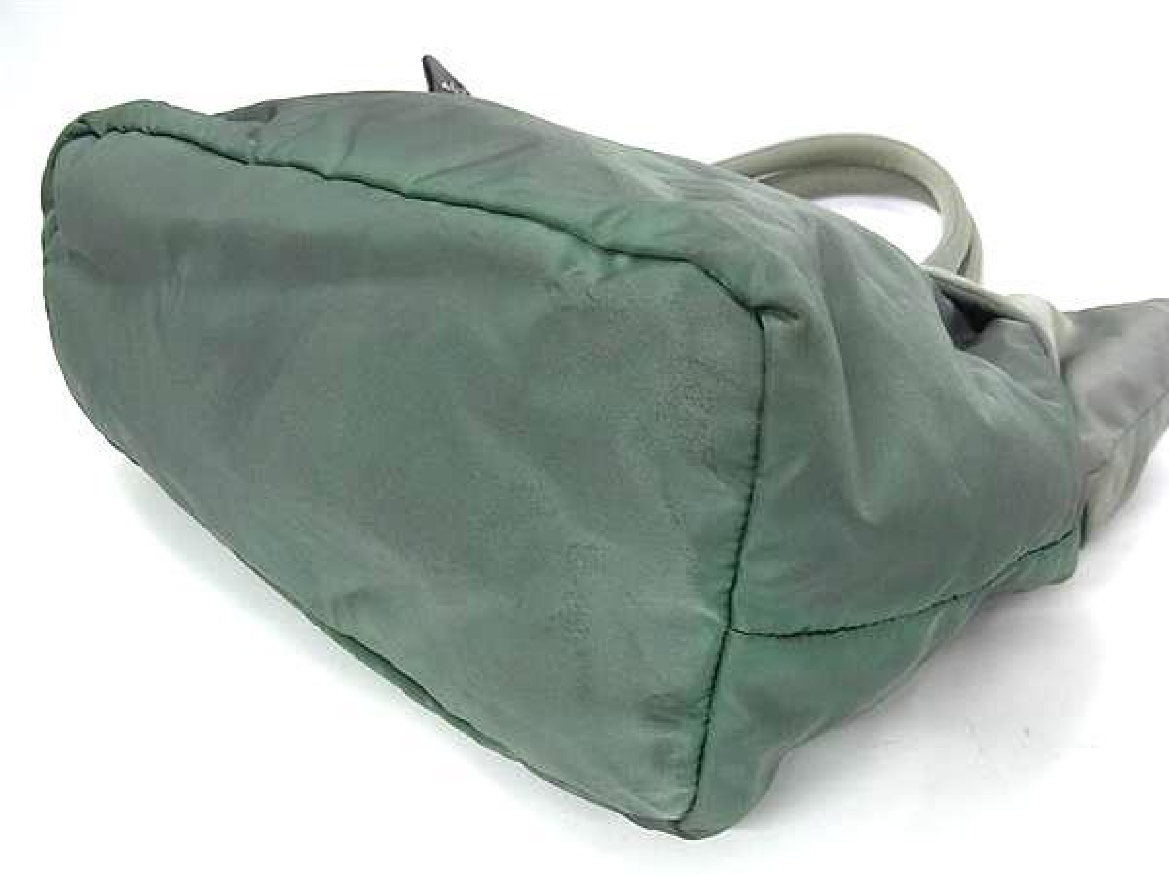 Tessuto Nylon Reversible Tote Shoulder Crossbody Bag for Men, Green, FY5218 Handbag — view 4