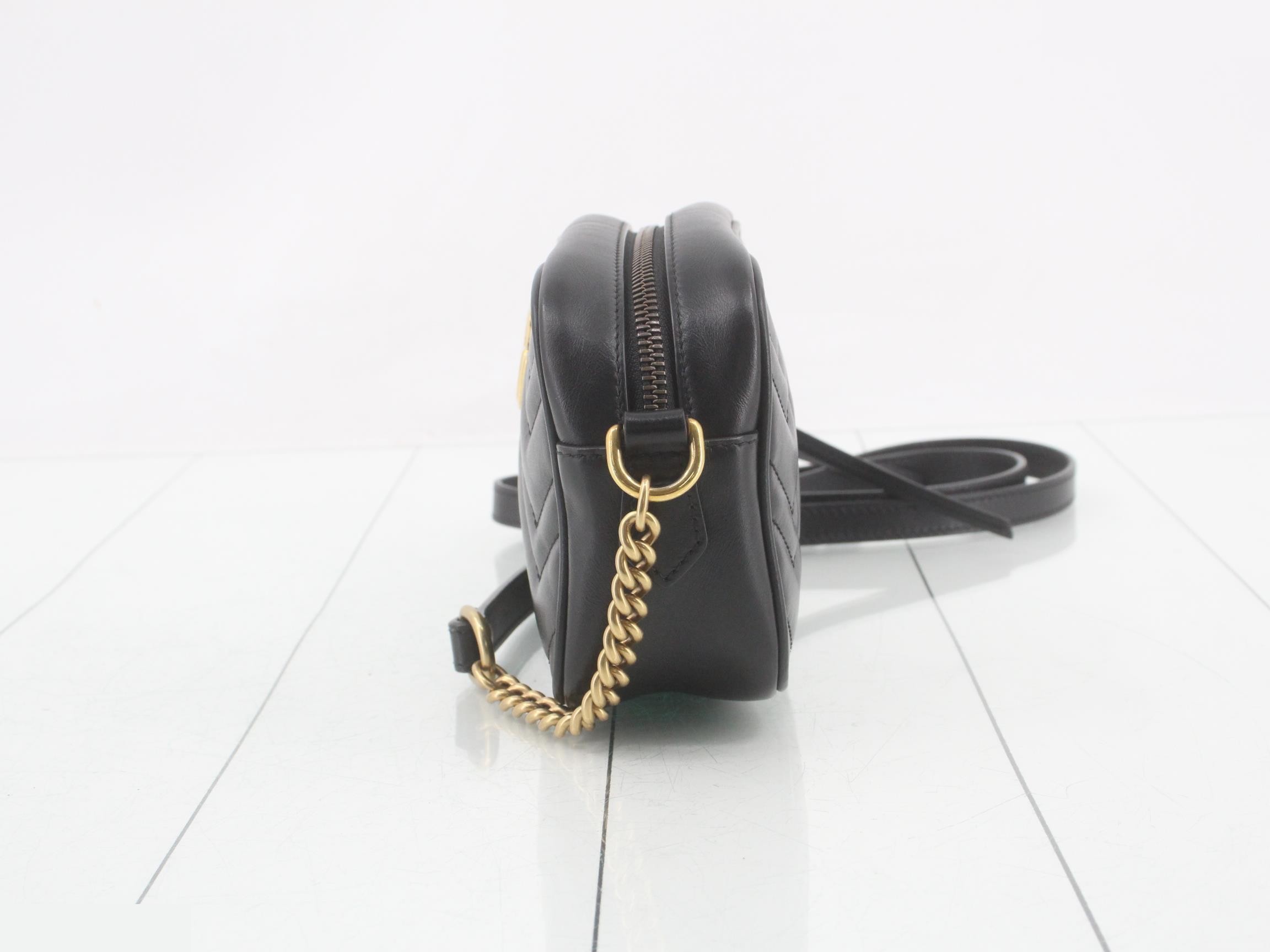 GG Marmont Quilted Shoulder Bag — view 3
