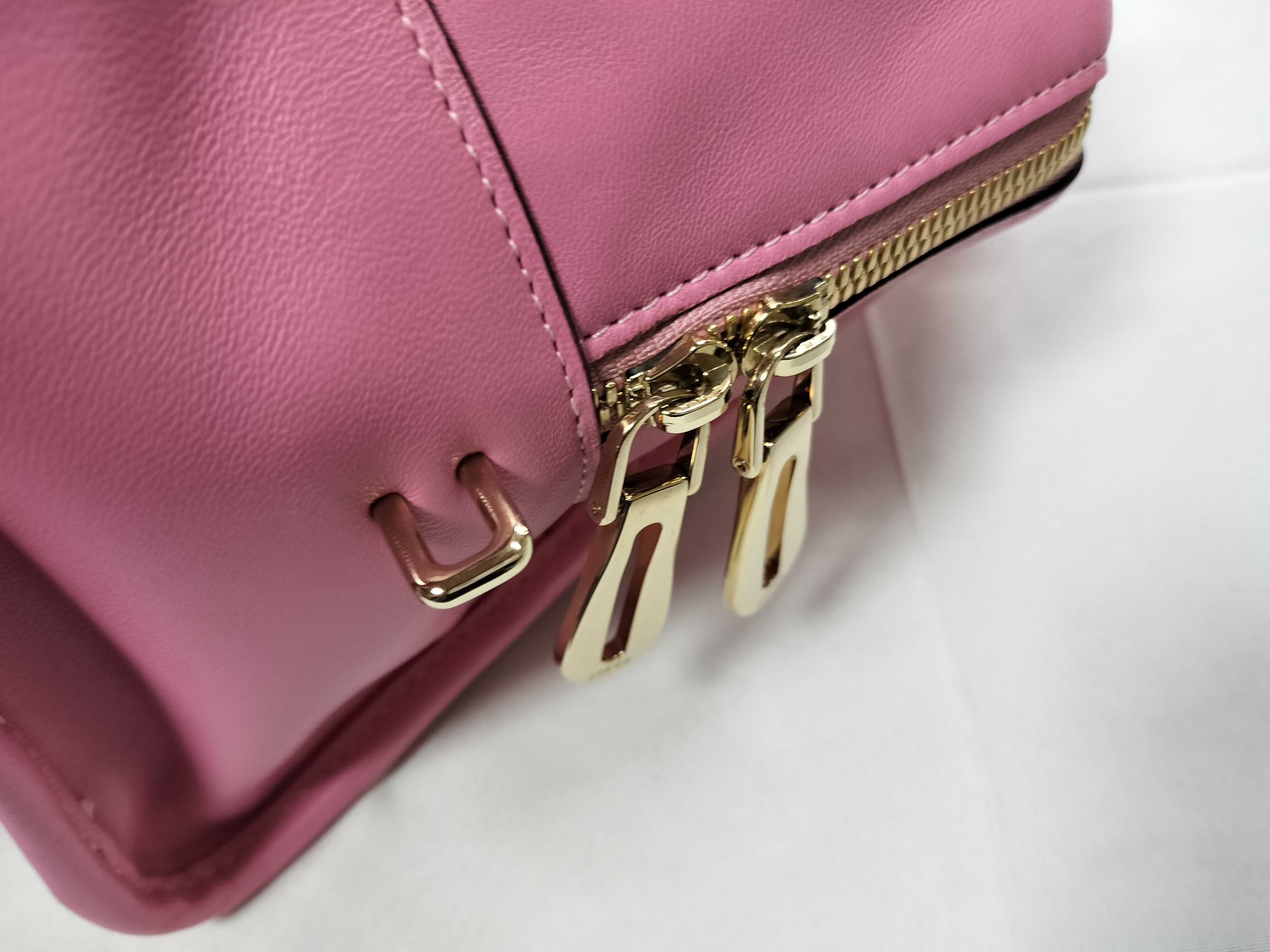 Amazona 36 Leather Handbag, Pink, with Dust Bag — view 13