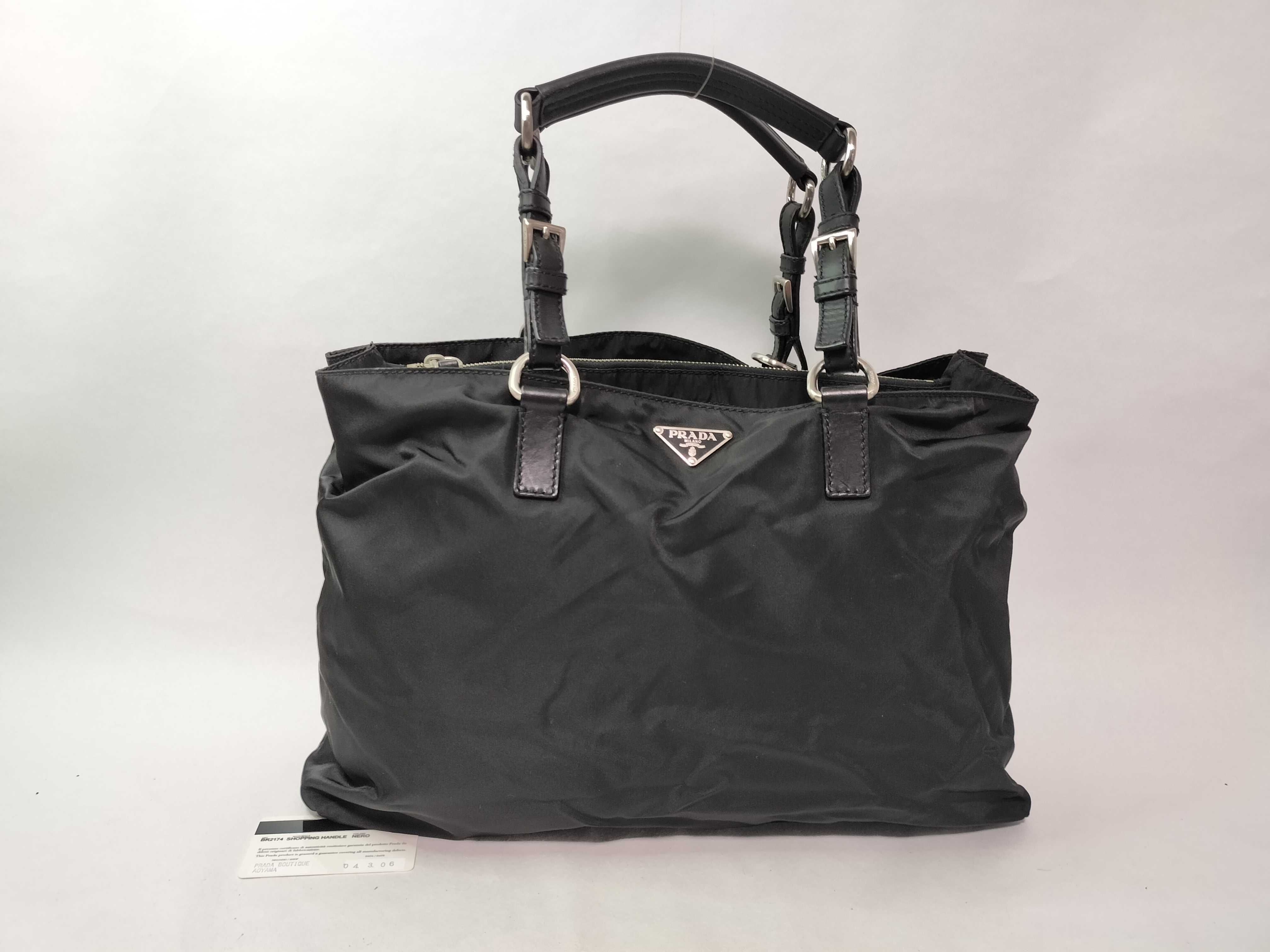 Nylon Prada Black Nylon Handbag
