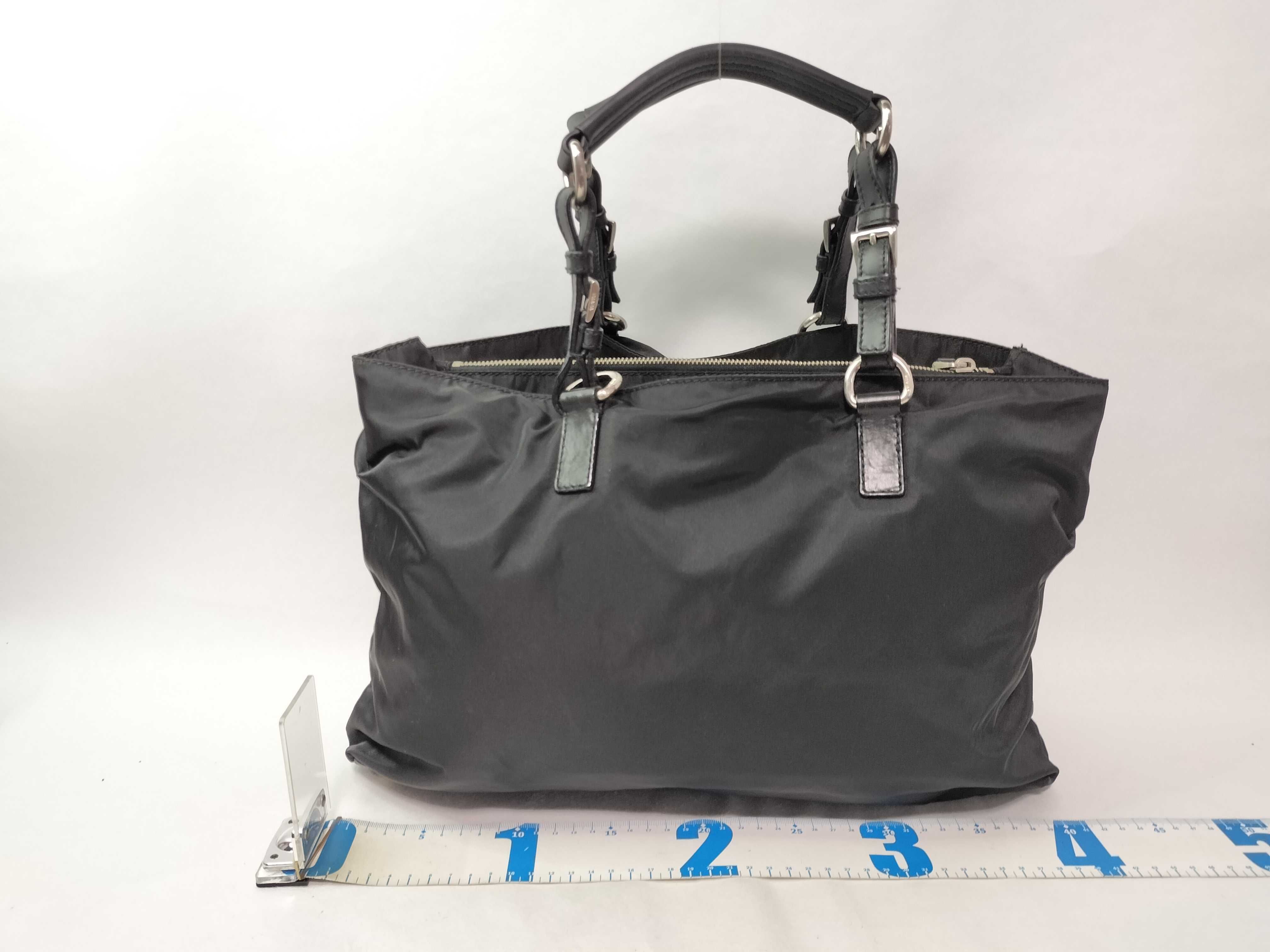 Nylon Prada Black Nylon Handbag — view 2