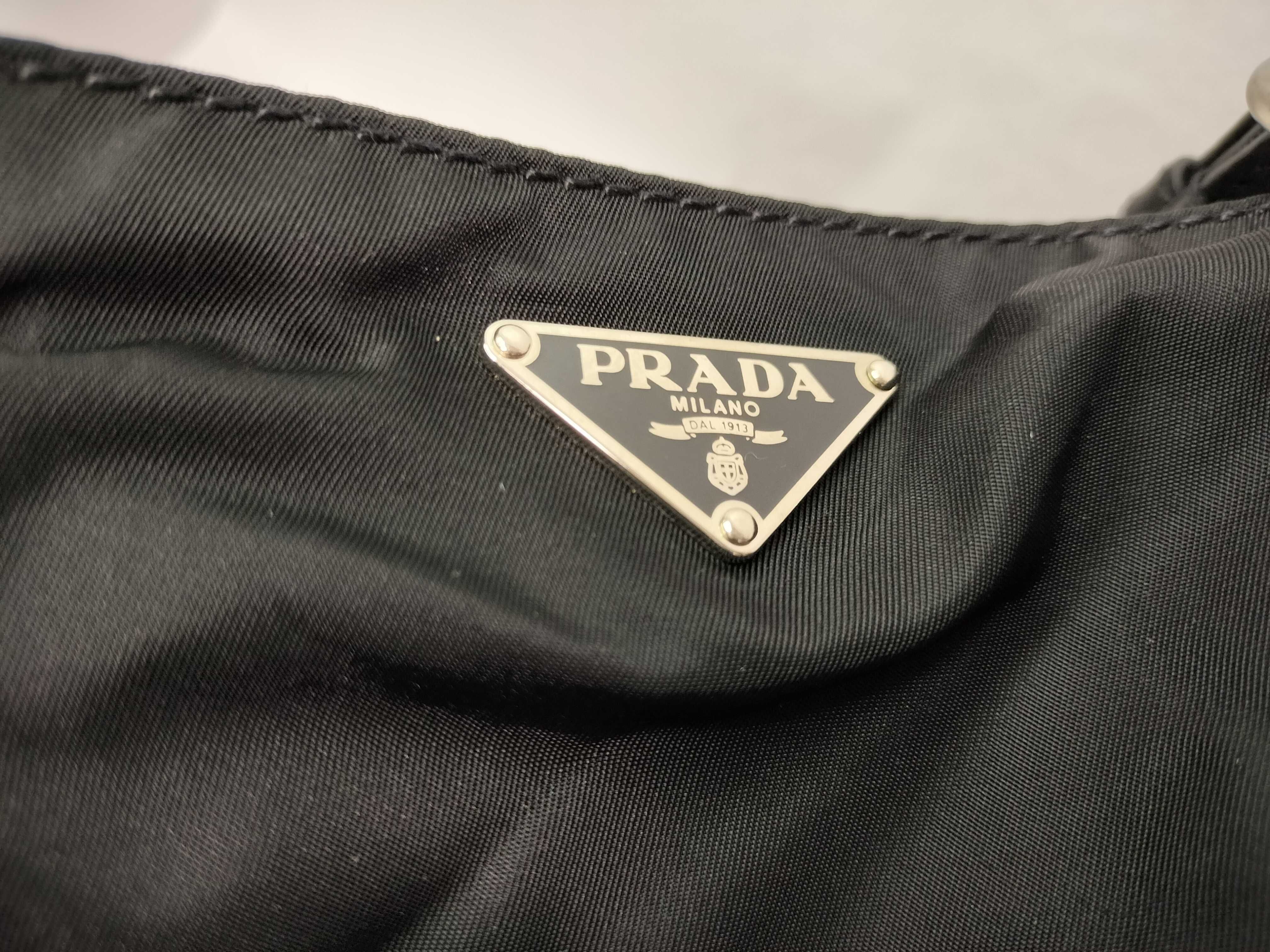 Nylon Prada Black Nylon Handbag — view 11
