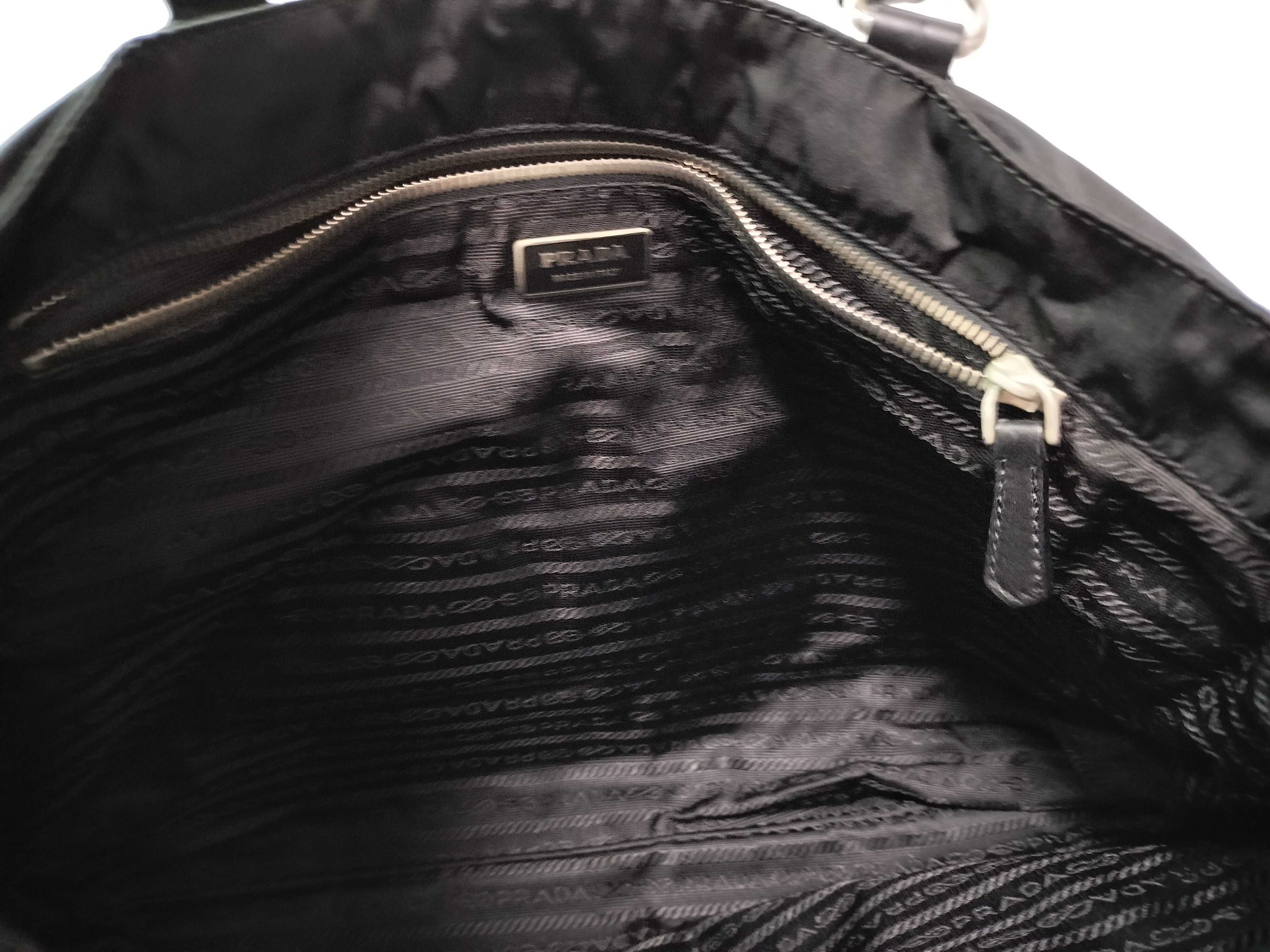 Nylon Prada Black Nylon Handbag — view 14