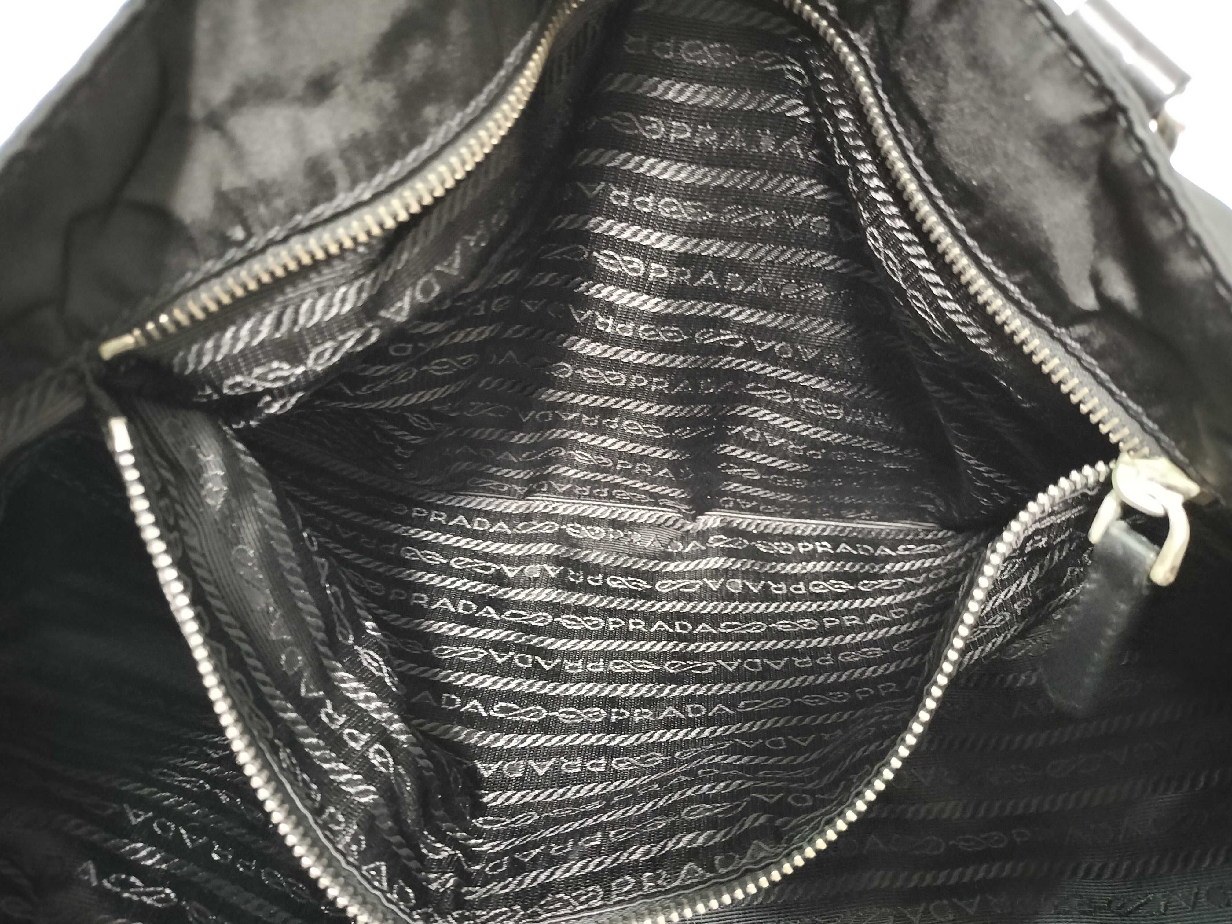 Nylon Prada Black Nylon Handbag — view 15