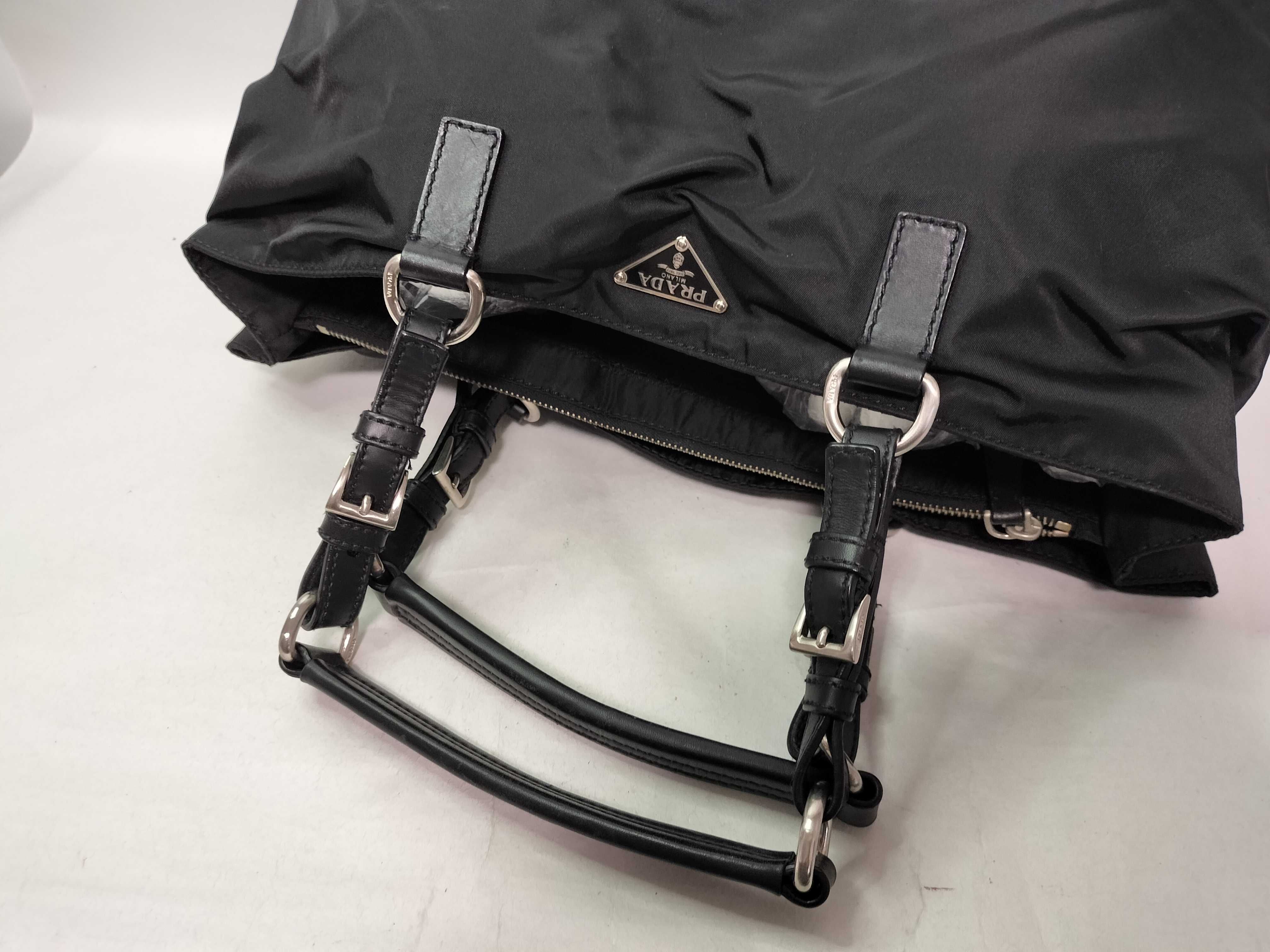 Nylon Prada Black Nylon Handbag — view 5