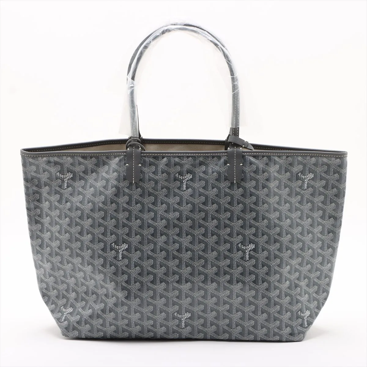 Saint Louis PM PVC x Leather Tote Bag Gray — view 2