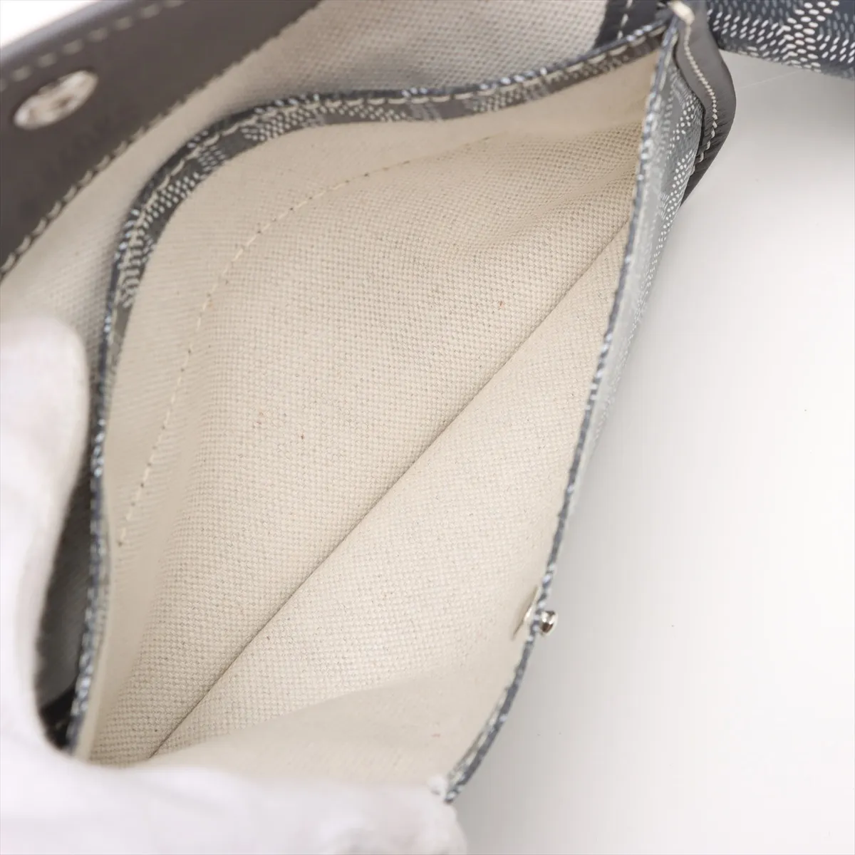 Saint Louis PM PVC x Leather Tote Bag Gray — view 8