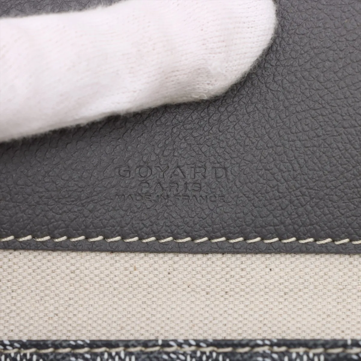 Saint Louis PM PVC x Leather Tote Bag Gray — view 10