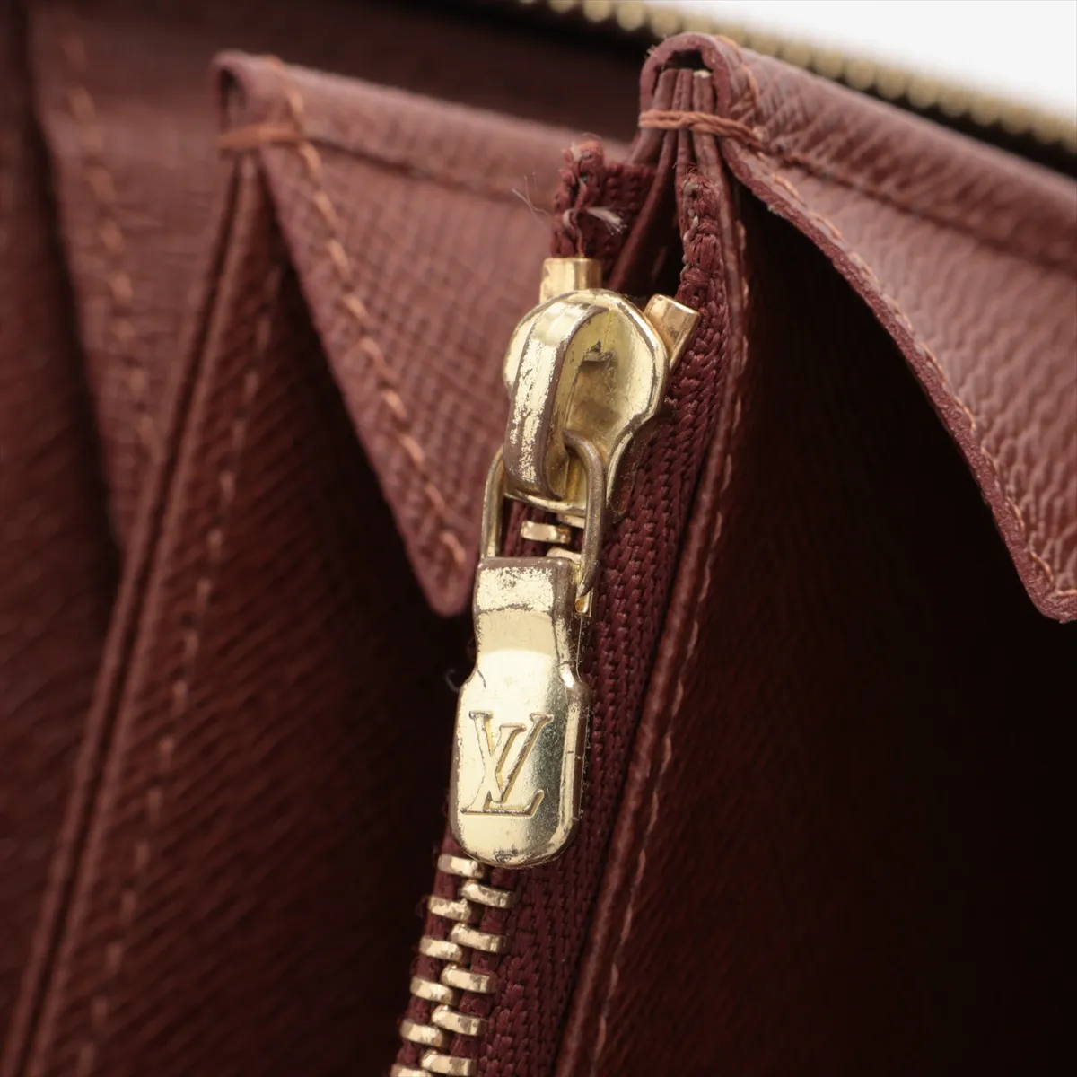 Monogram Zippy Wallet M60017 SP4163 Brown Round Zip Wallet — view 12