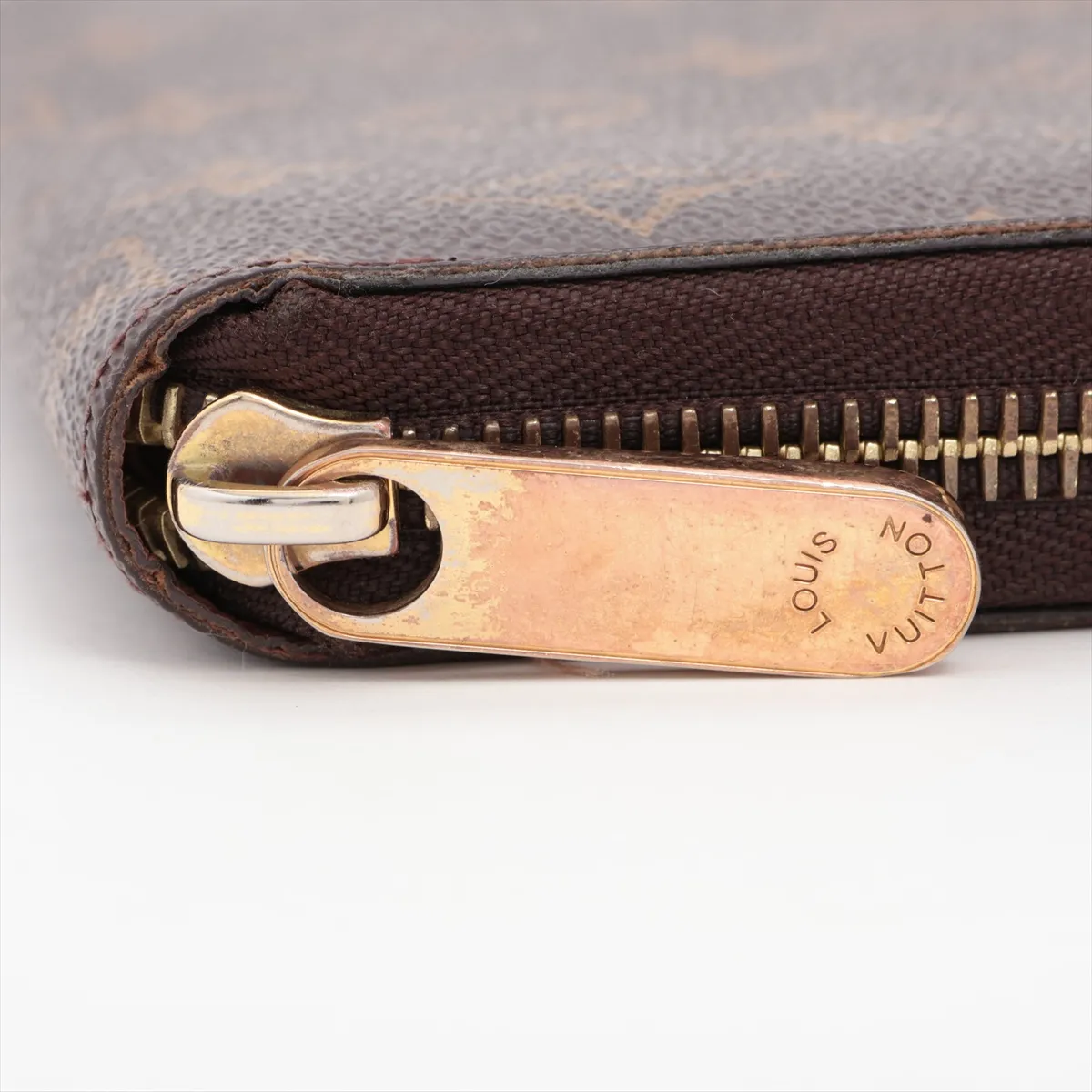 Monogram Zippy Wallet M60017 SP4163 Brown Round Zip Wallet — view 13