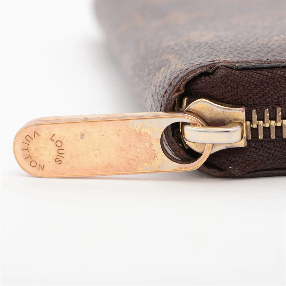 Monogram Zippy Wallet M60017 SP4163 Brown Round Zip Wallet — view 14
