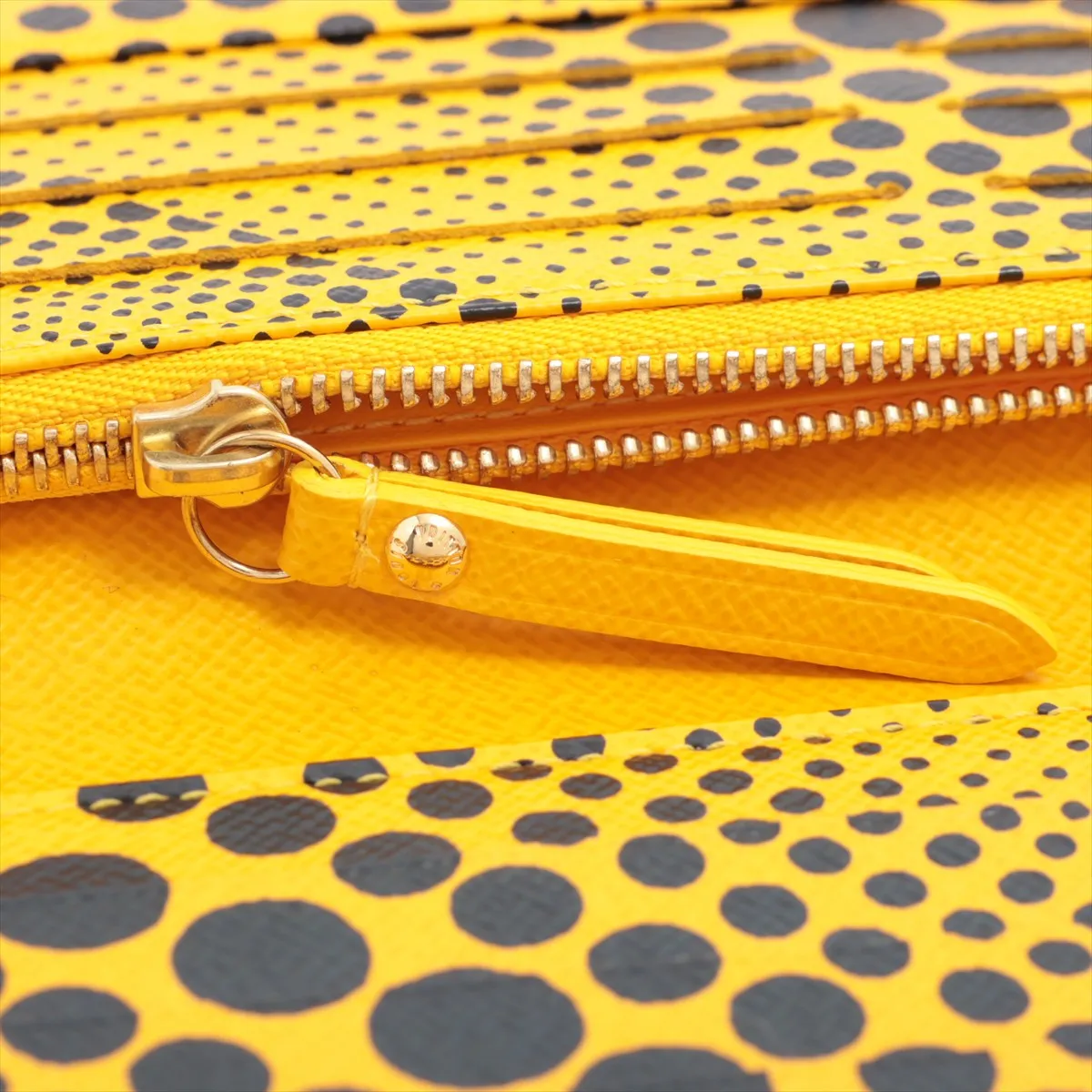 x Yayoi Kusama Monogram Pumpkin Dot Portefeuille Insolite M60453 Long Wallet Jaune CA2182 — view 8