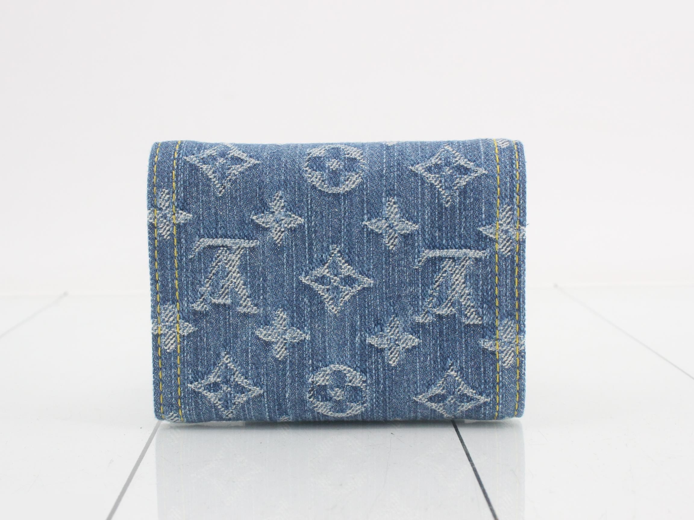 Monogram Denim Portefeuille Victorine — view 2