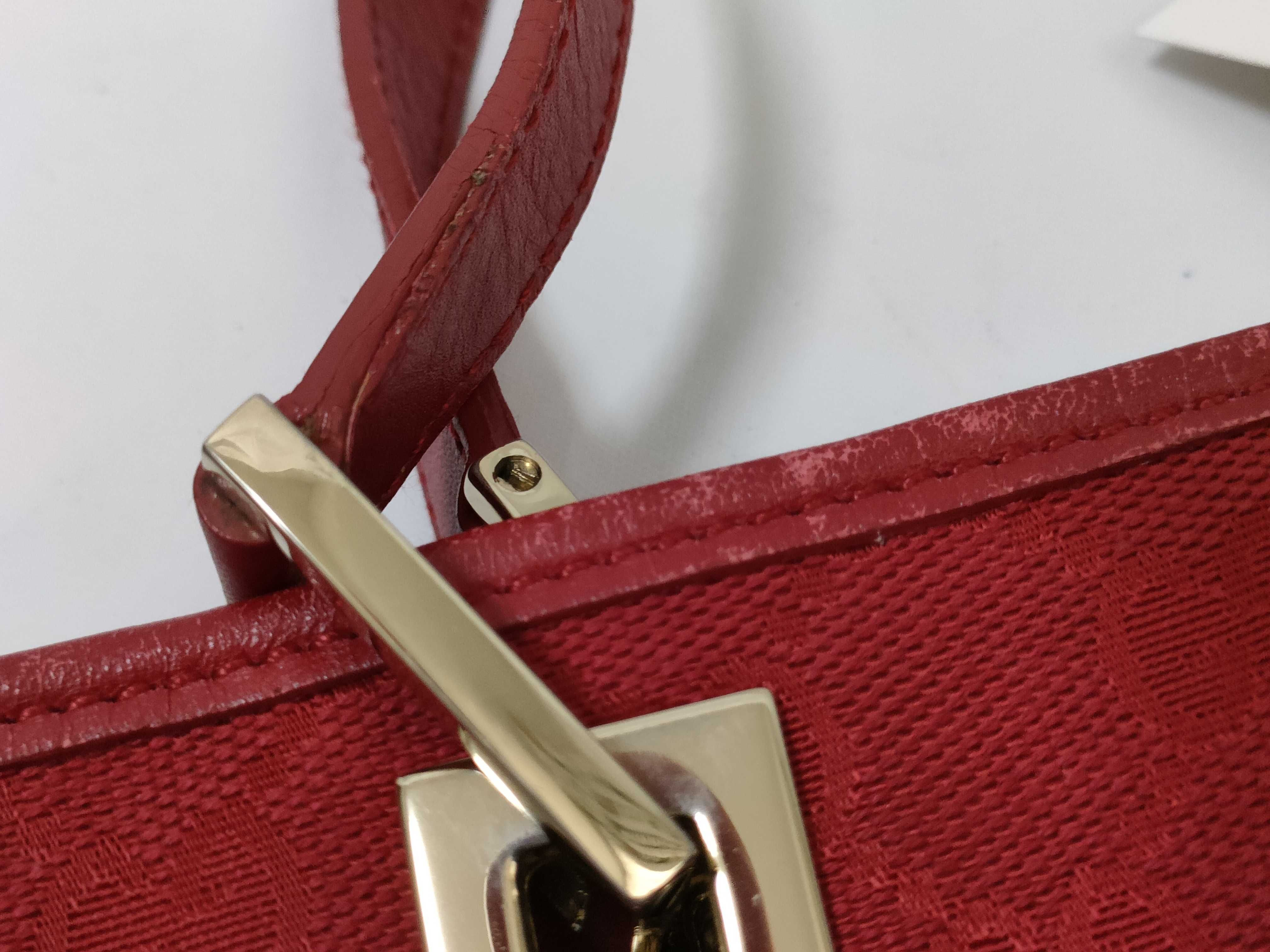 GG Canvas Tote 0021099 Red Tote Bag — view 12