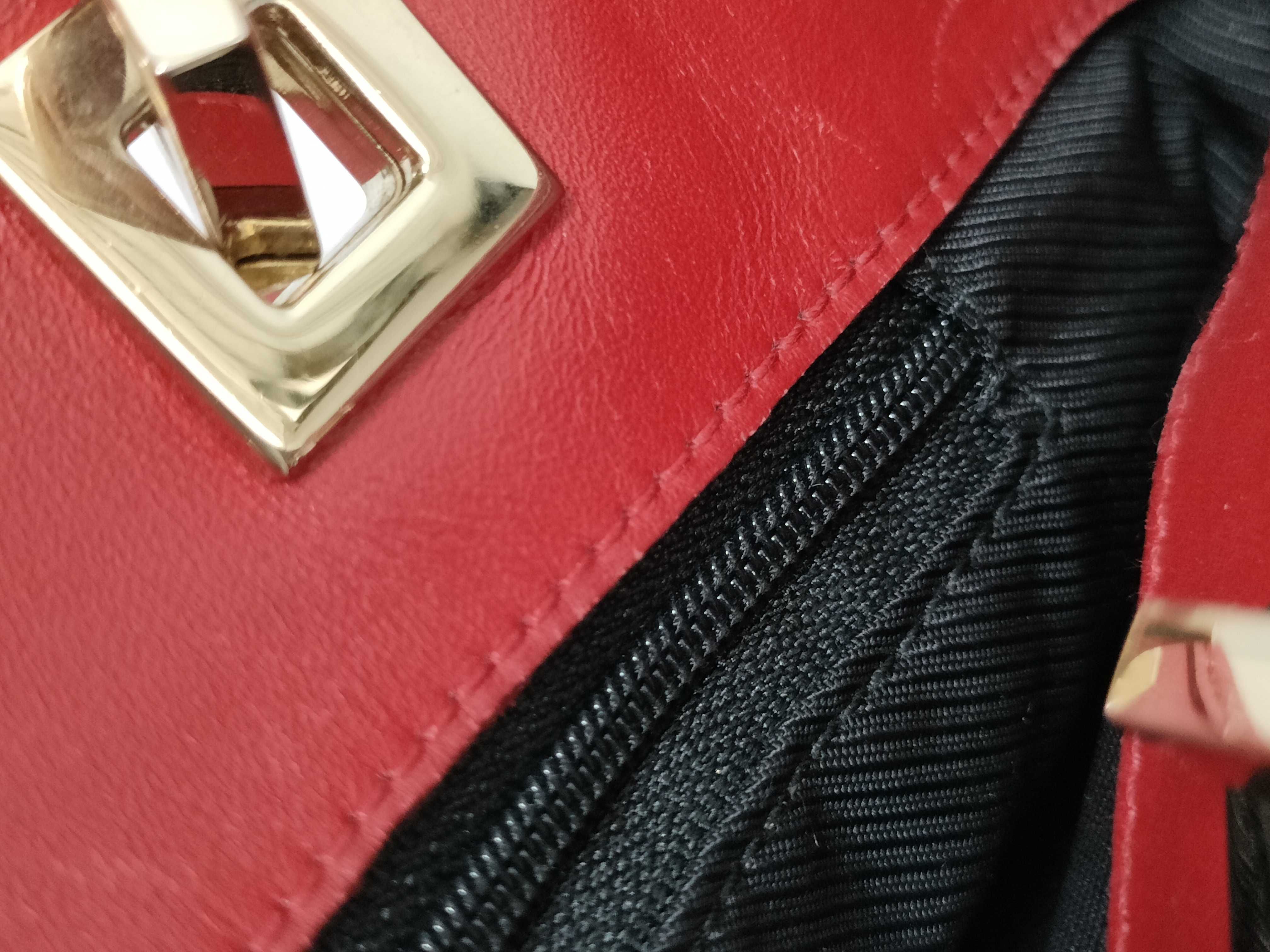 GG Canvas Tote 0021099 Red Tote Bag — view 9