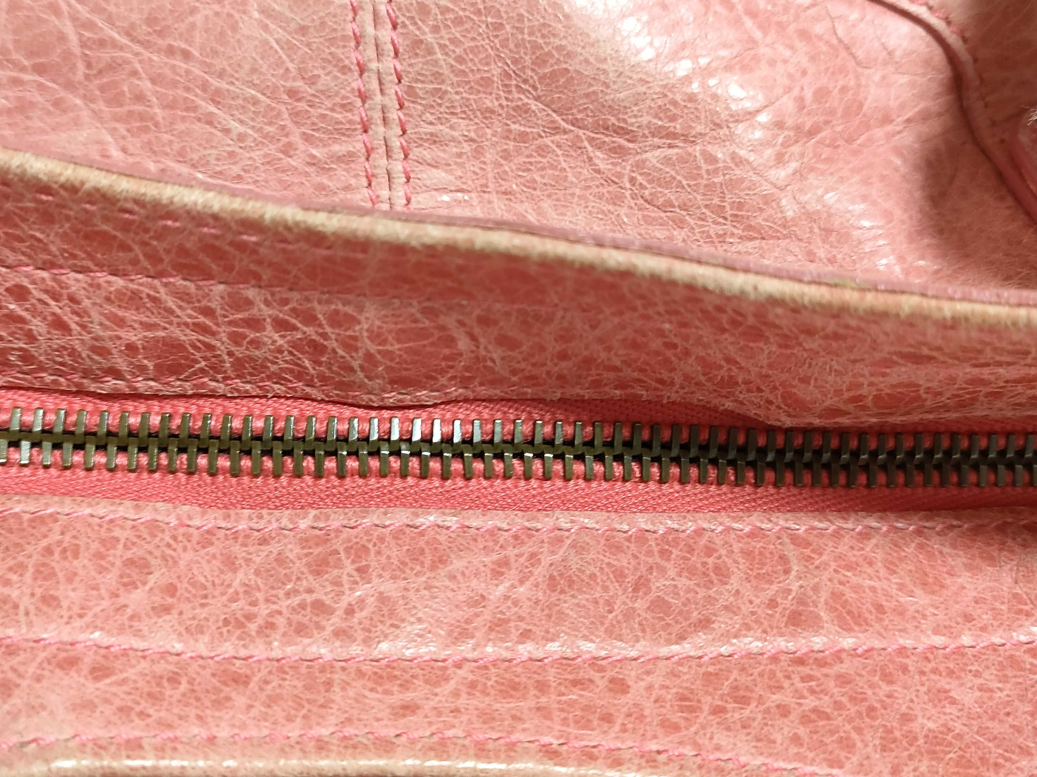 The City Bag - Balenciaga The City 2-way Pink Strap Shoulder Bag — view 11