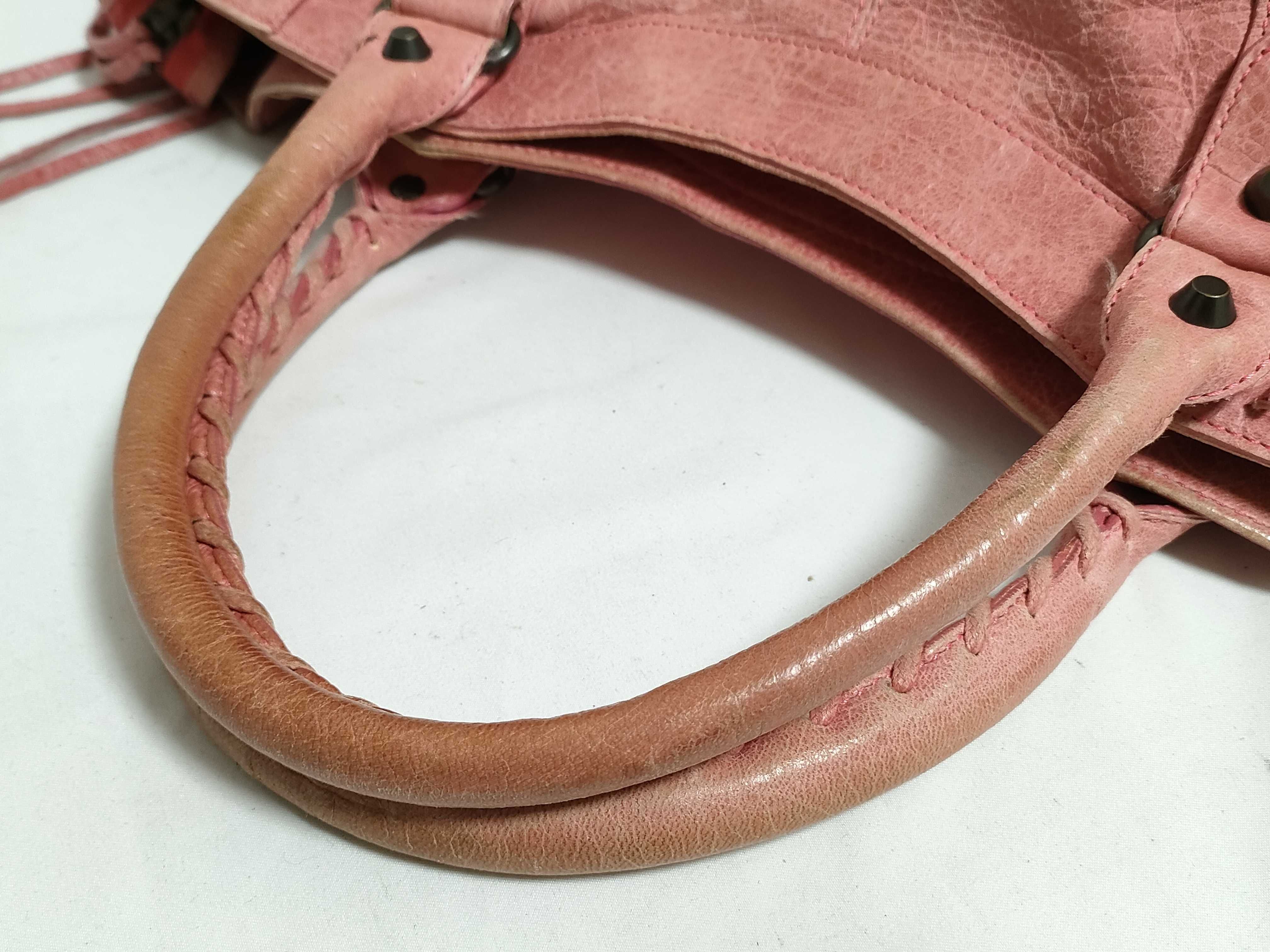 The City Bag - Balenciaga The City 2-way Pink Strap Shoulder Bag — view 3