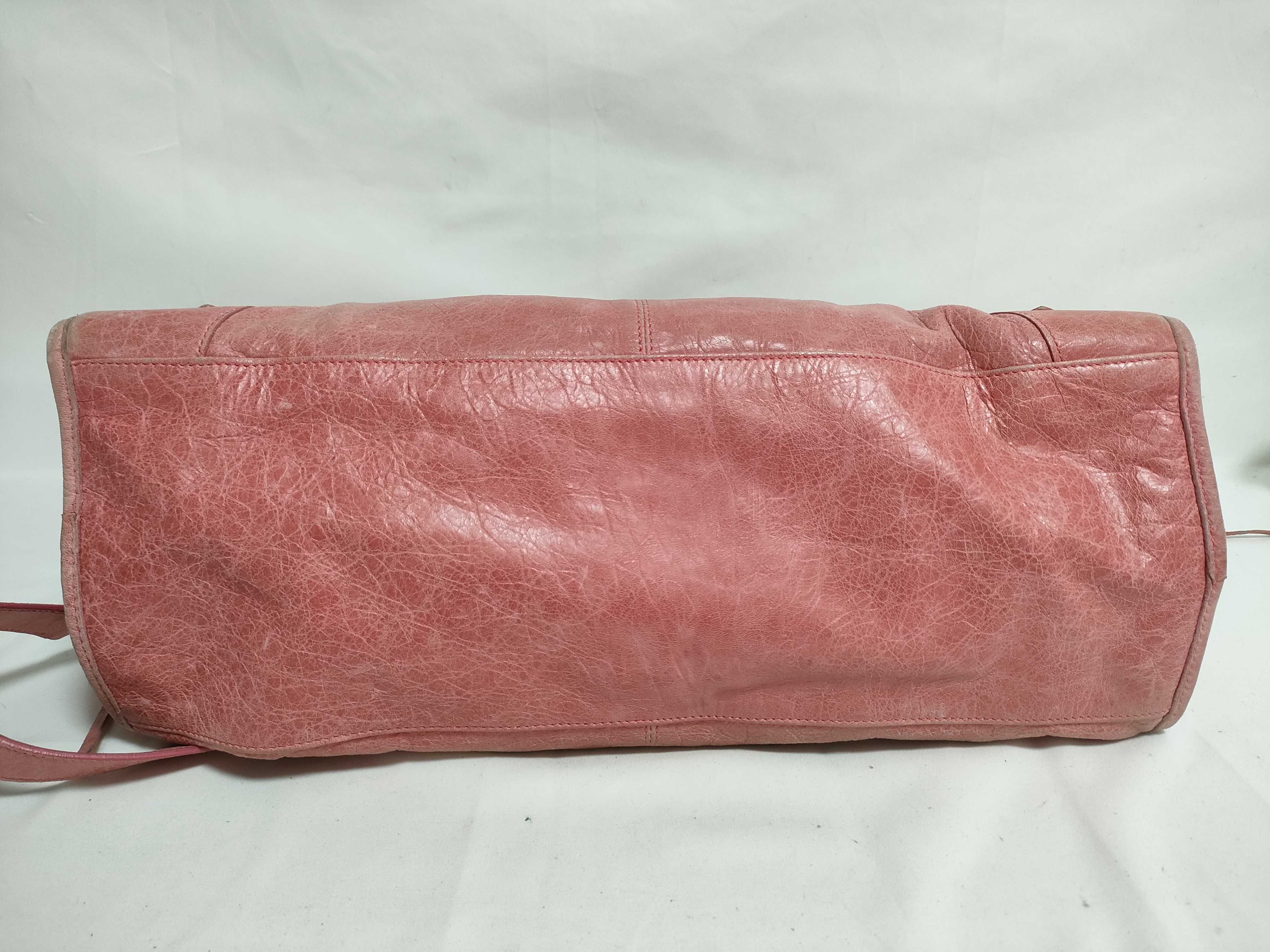 The City Bag - Balenciaga The City 2-way Pink Strap Shoulder Bag — view 9
