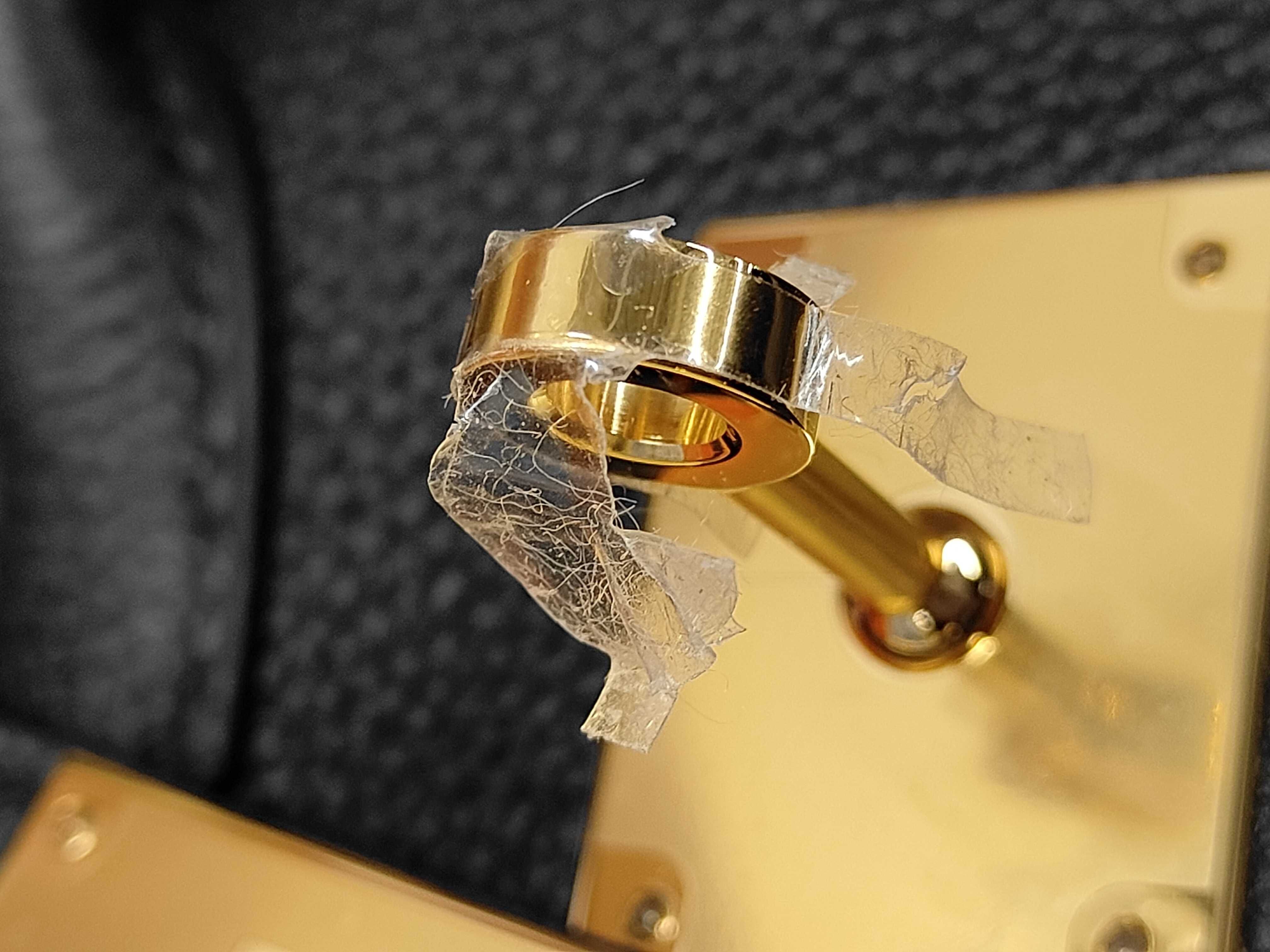 Birkin 30 Togo Black Gold Hardware G Stamp Handbag — view 13