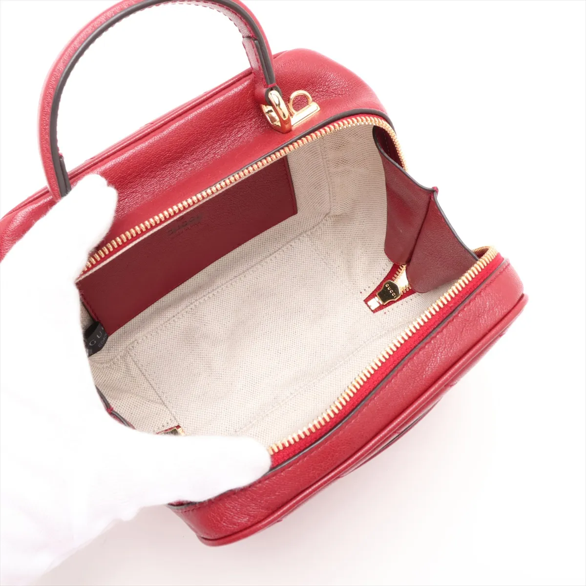 Blondie 744434 Leather 2-Way Handbag Red — view 8