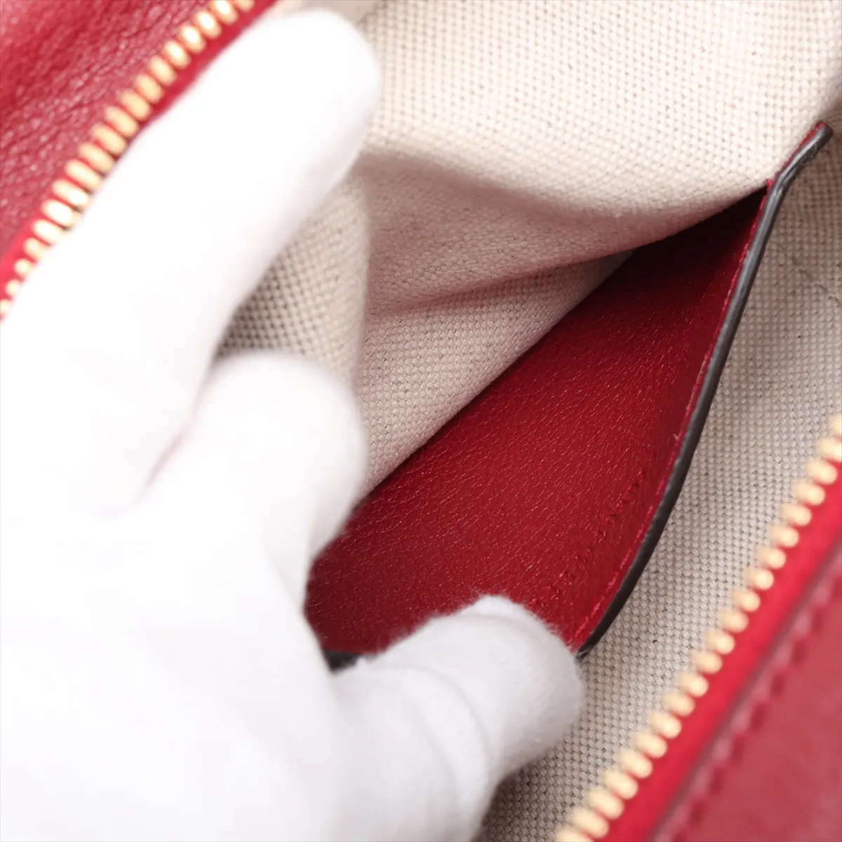 Blondie 744434 Leather 2-Way Handbag Red — view 9