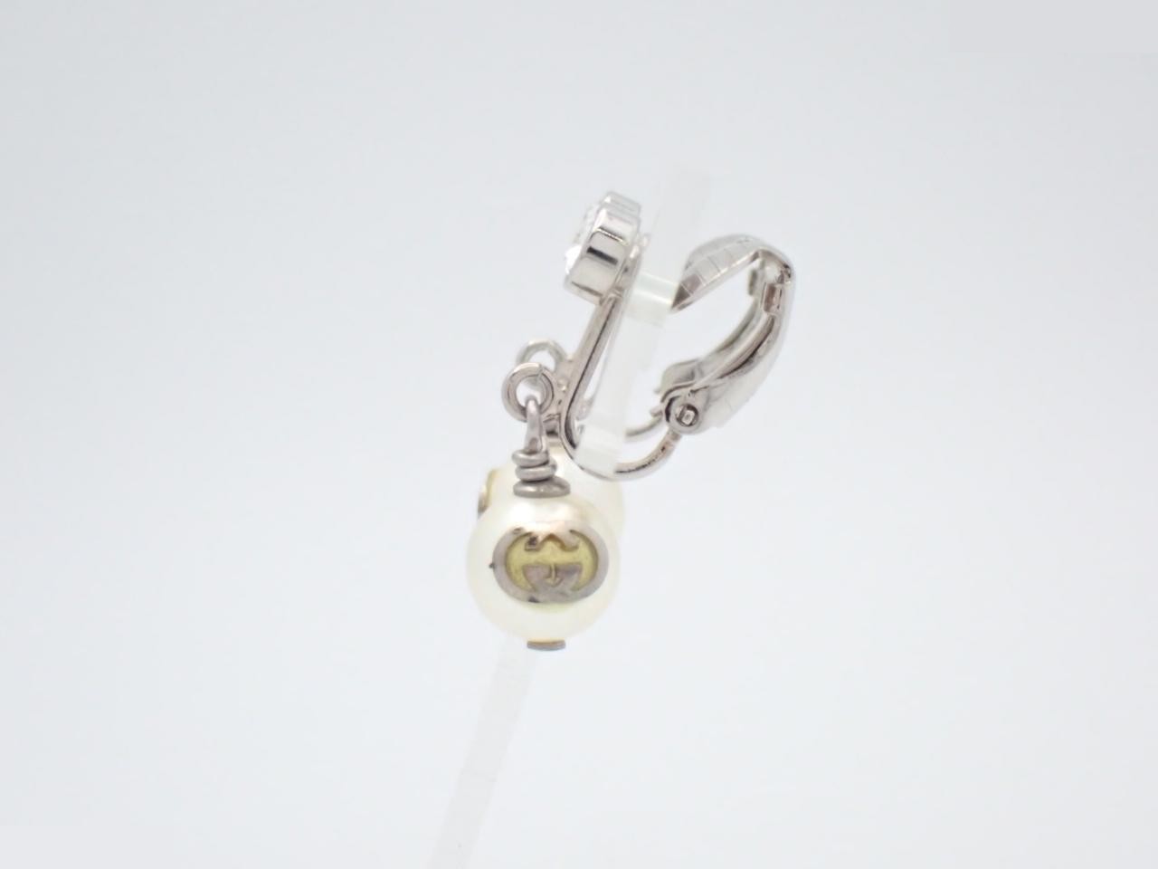Pearl/Stone Earrings — view 3