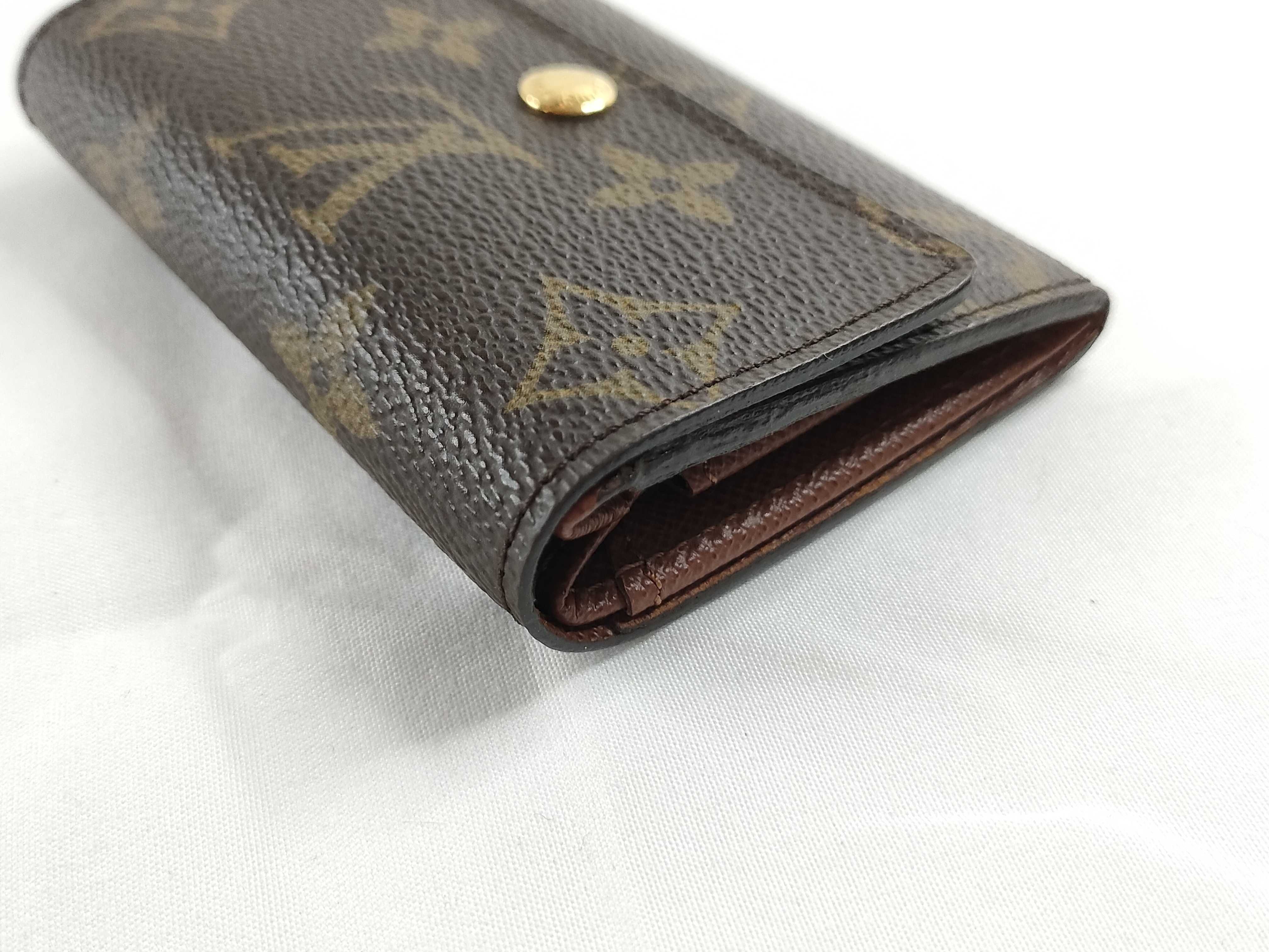 Monogram Louis Vuitton Monogram Portemonnaie Plat Coin Case M61930 Coin Case — view 3
