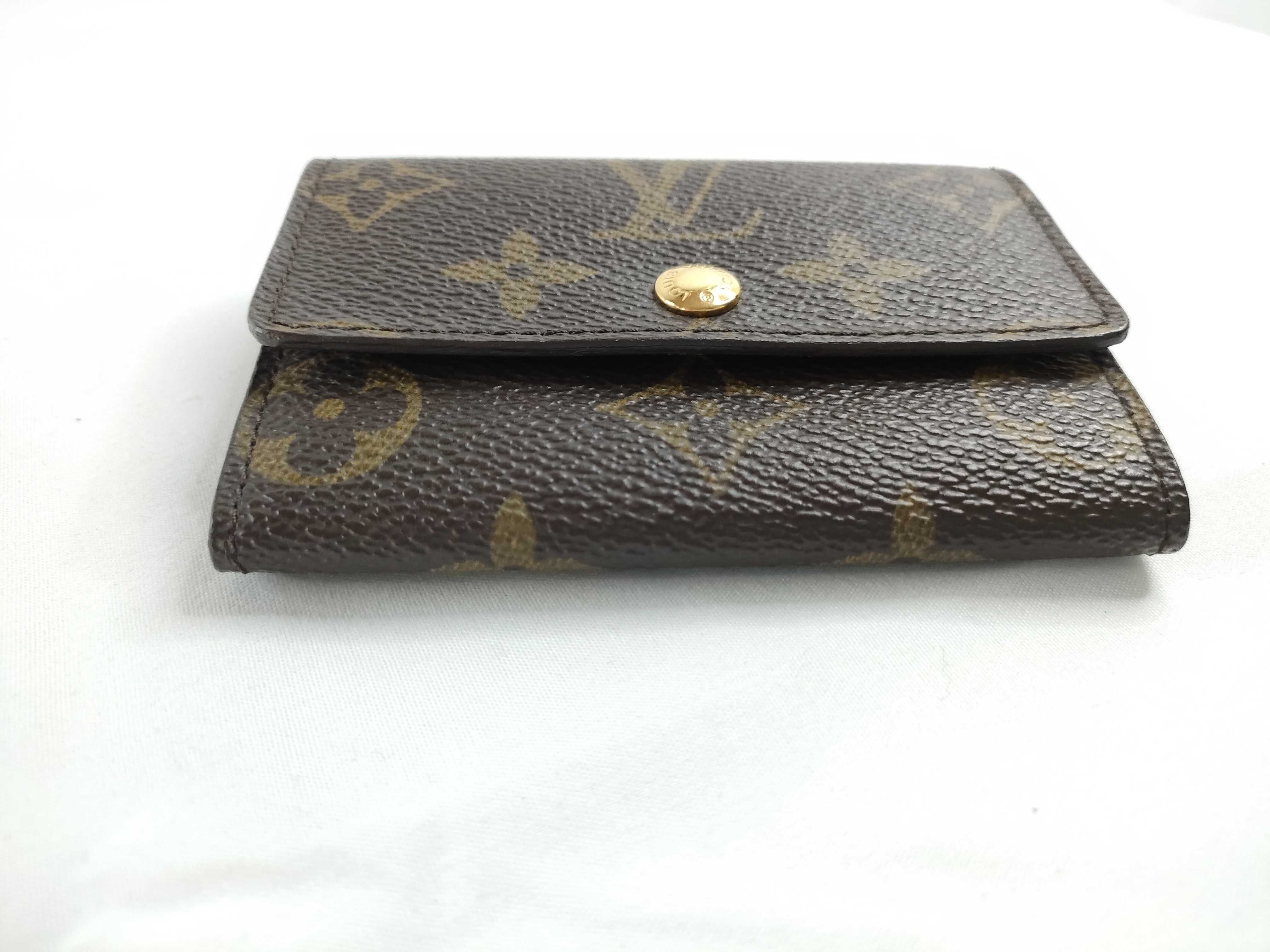 Monogram Louis Vuitton Monogram Portemonnaie Plat Coin Case M61930 Coin Case — view 6