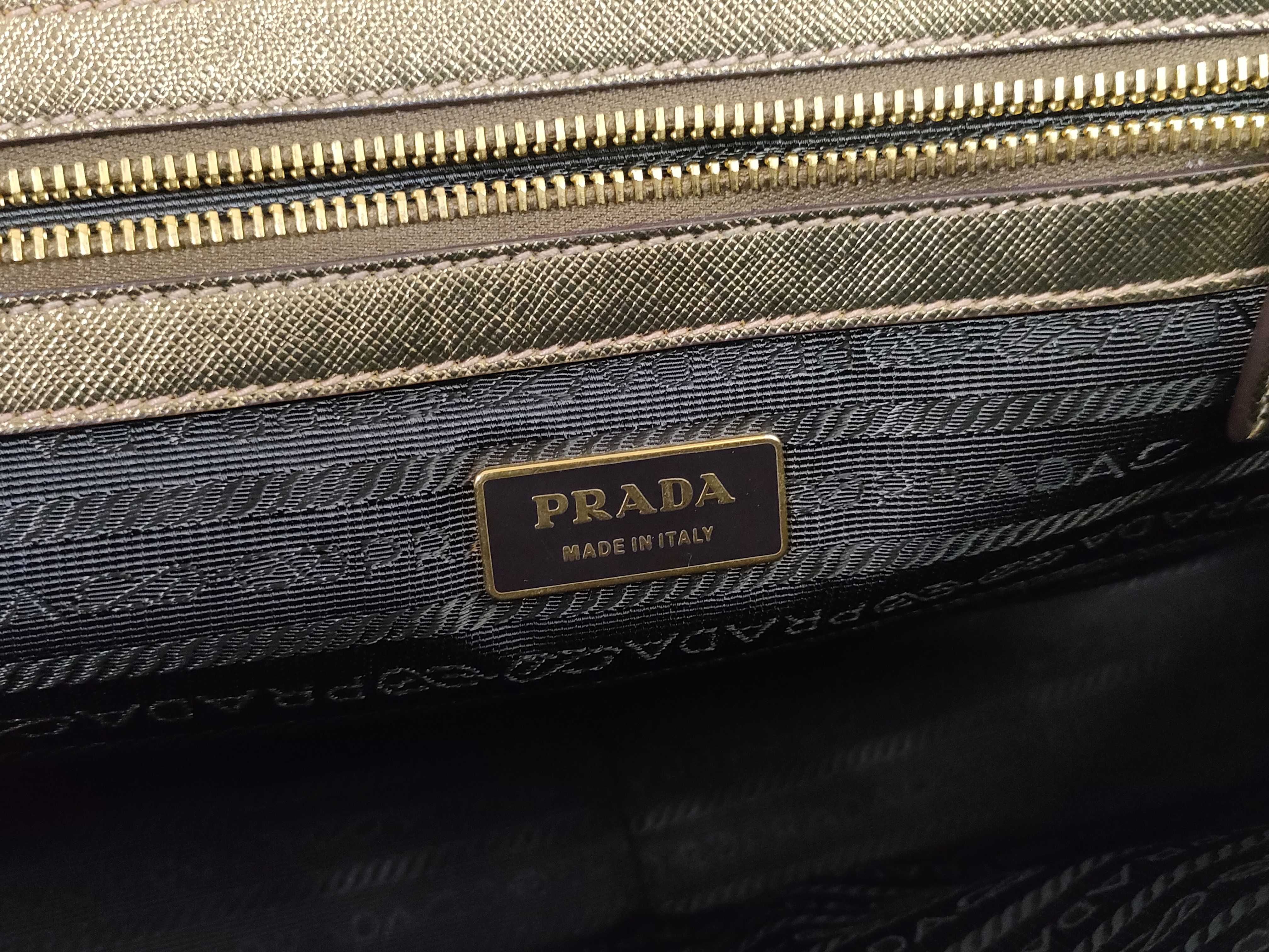 handbag, canvas and calfskin, gold, BL0230 handbag — view 13