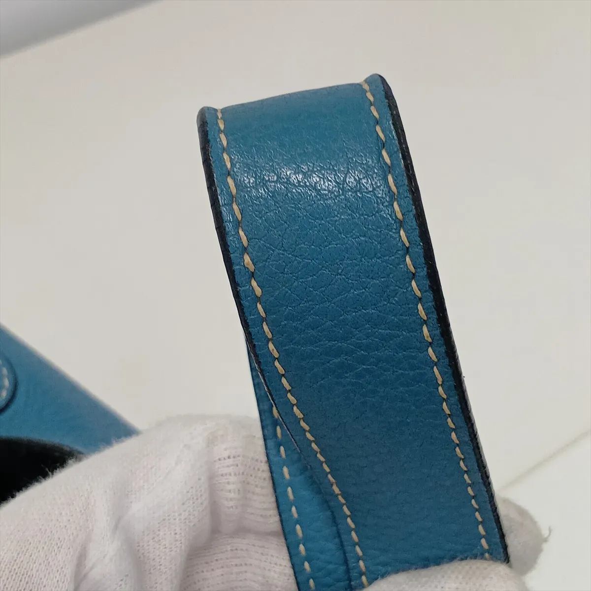 Picotin 18 PM, Taurillon Clemence leather, Blue Jean, Silver hardware, H: 2004 — view 11