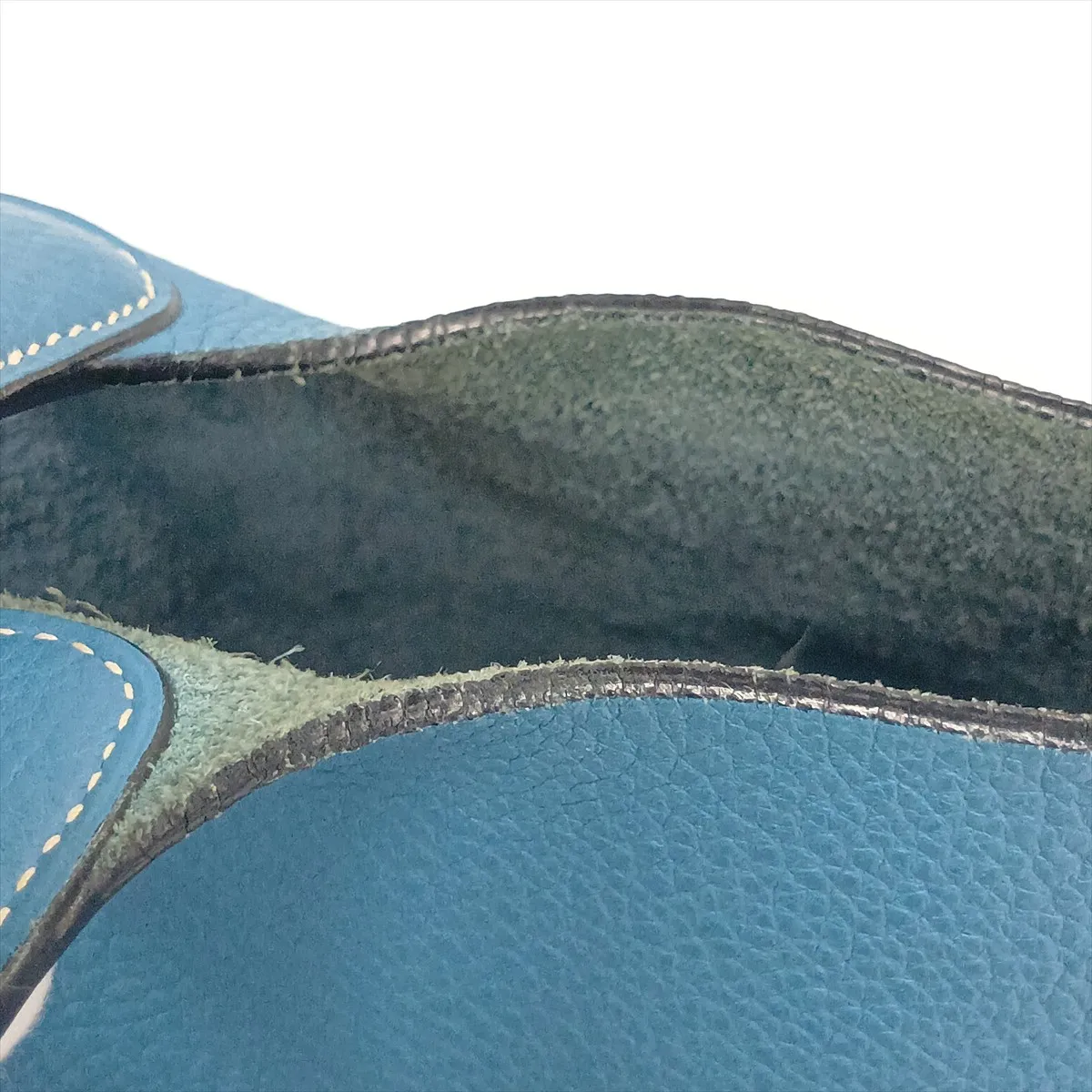 Picotin 18 PM, Taurillon Clemence leather, Blue Jean, Silver hardware, H: 2004 — view 9