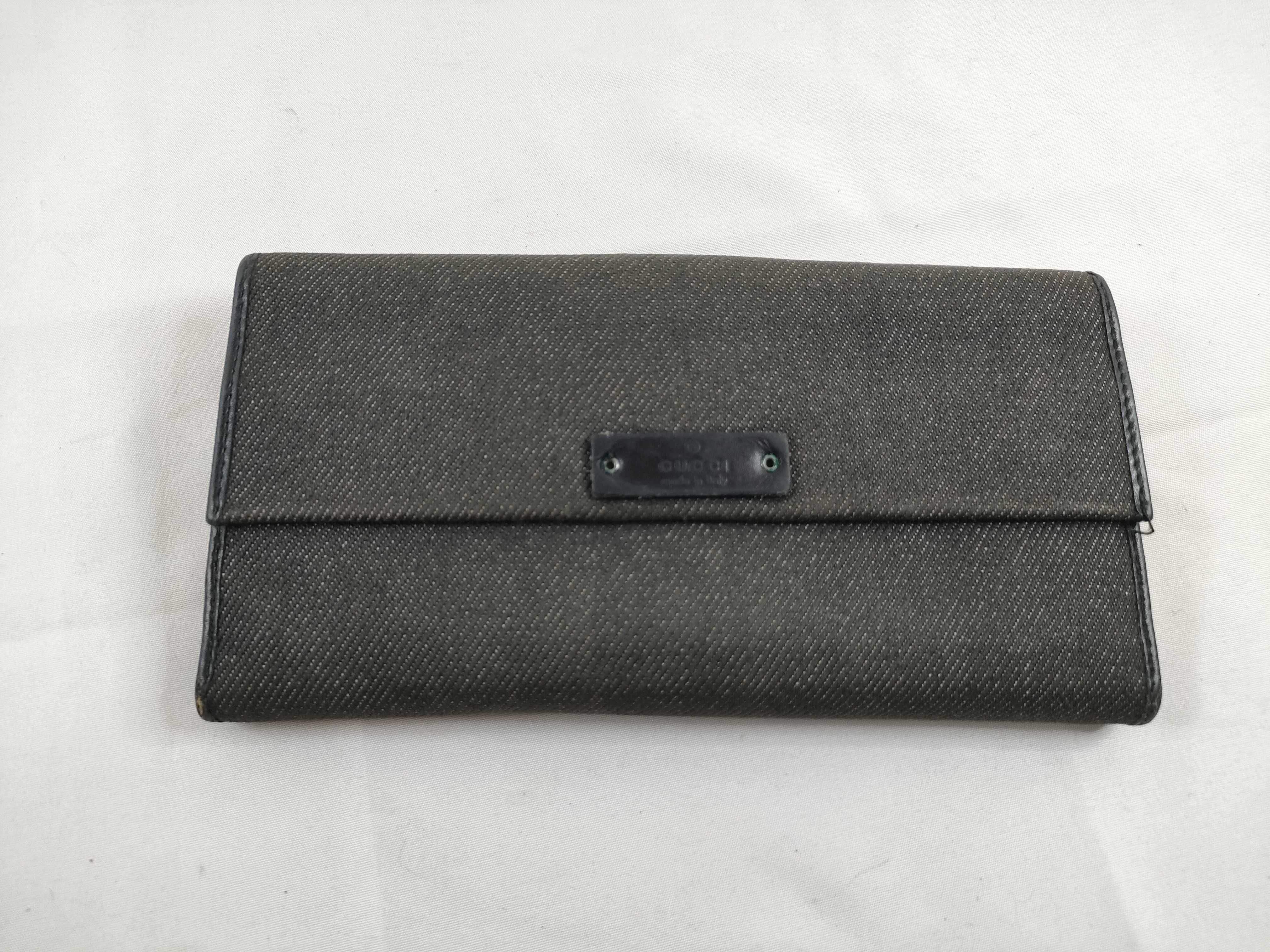 denim long wallet