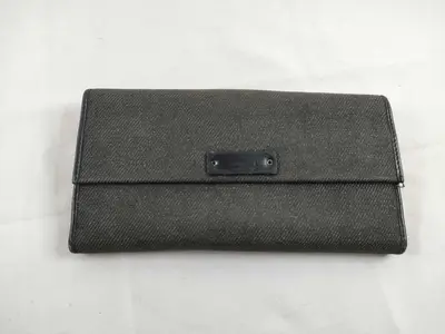 denim long wallet