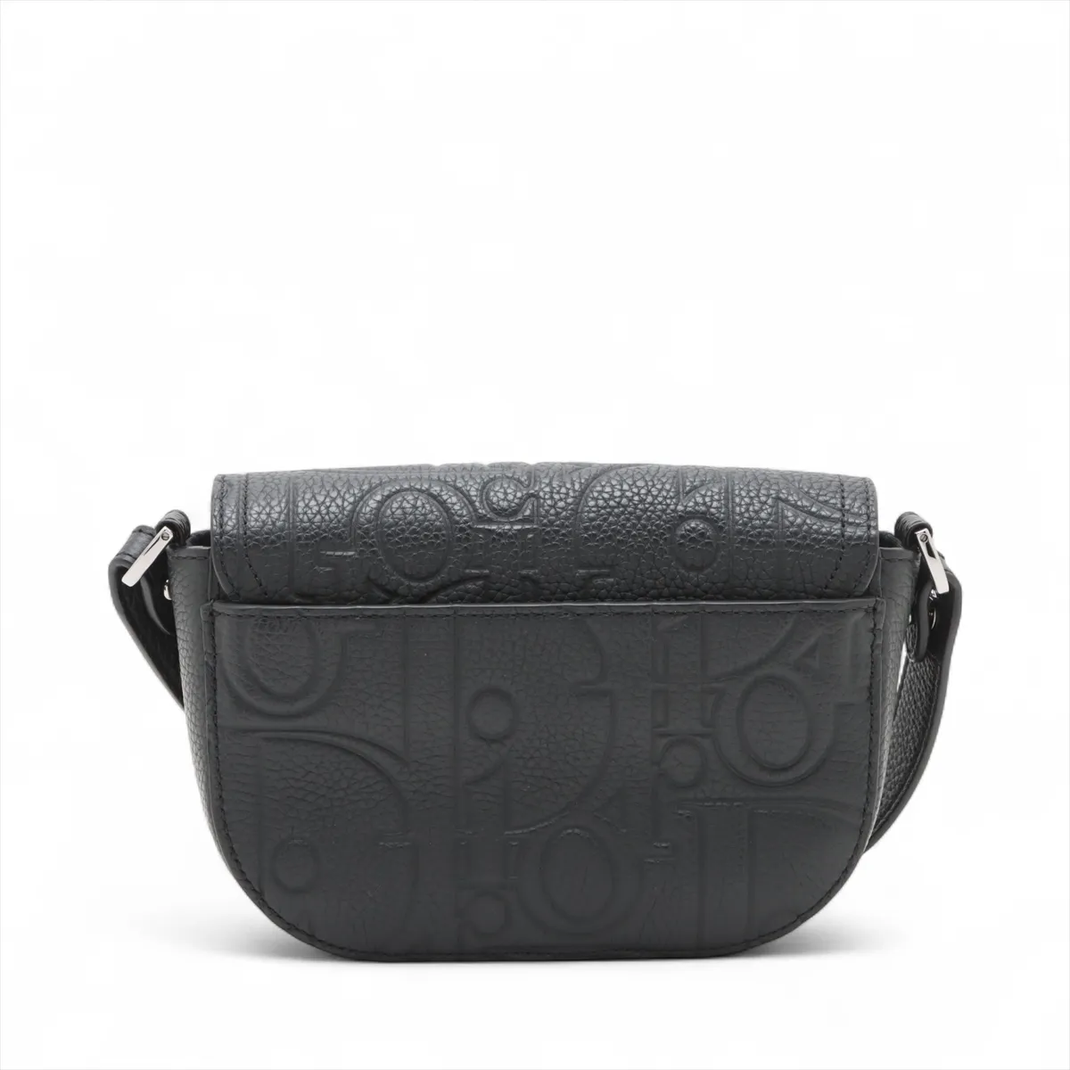 Gravity Saddle Messenger Small Leather Shoulder Bag Black Lucky Star — view 2