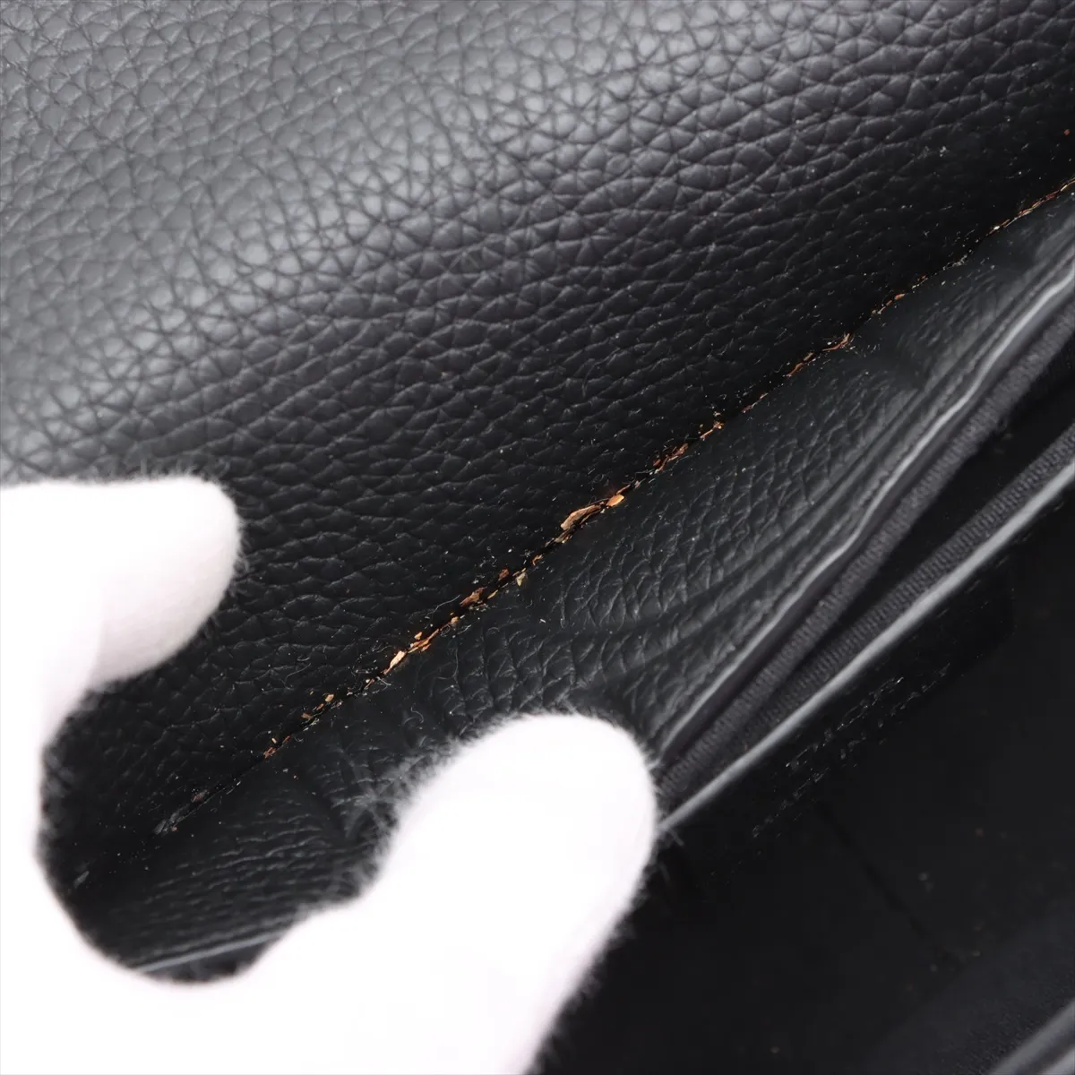 Gravity Saddle Messenger Small Leather Shoulder Bag Black Lucky Star — view 12
