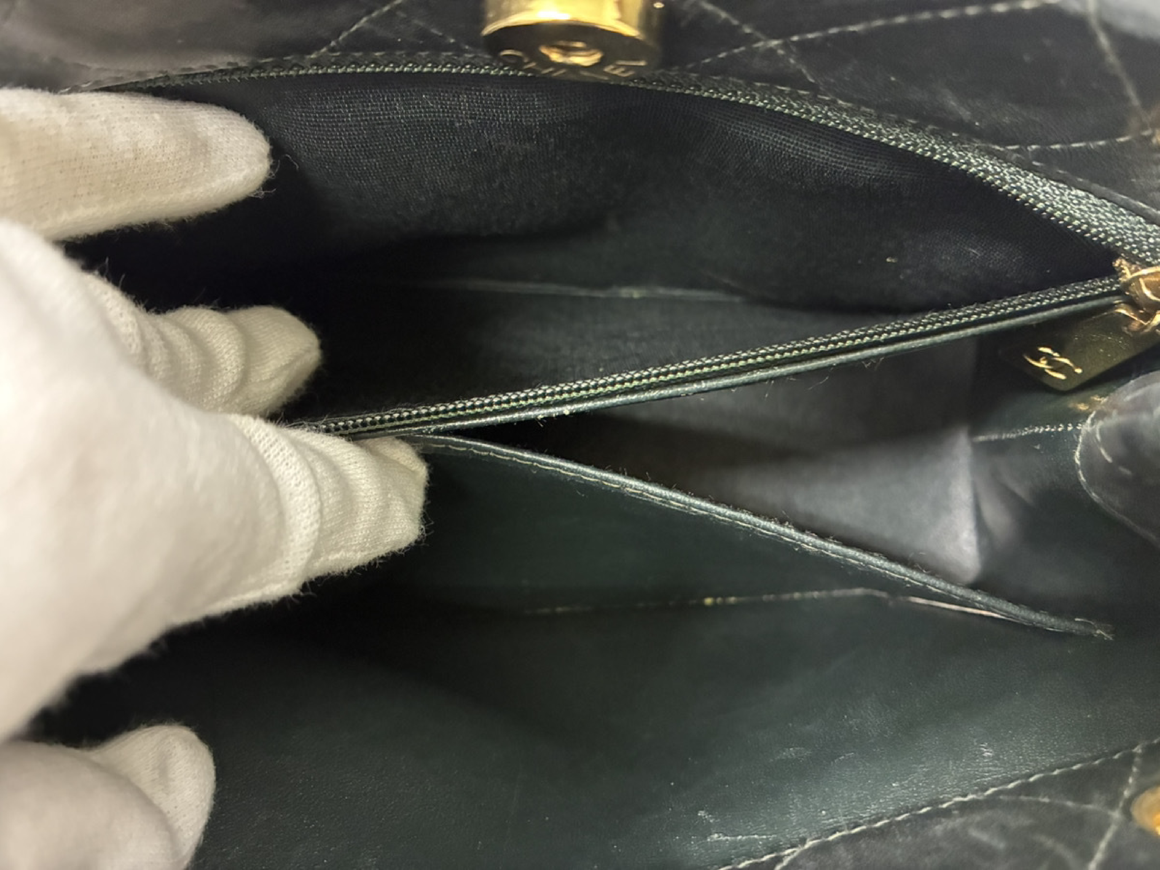 Matelassé Chain Bag Leather — view 9
