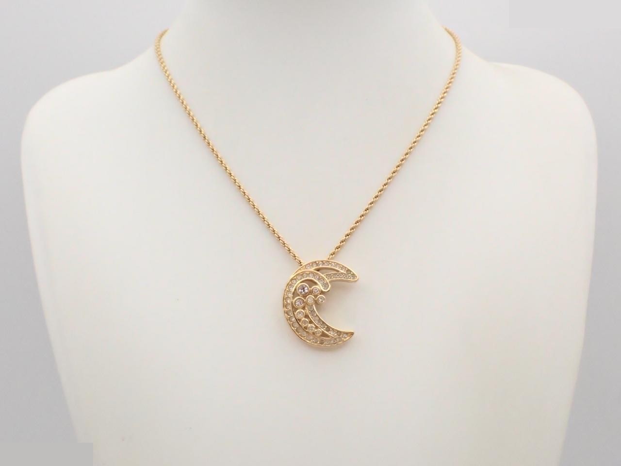 necklace/pendant, gold, chain approximately 44cm — view 3