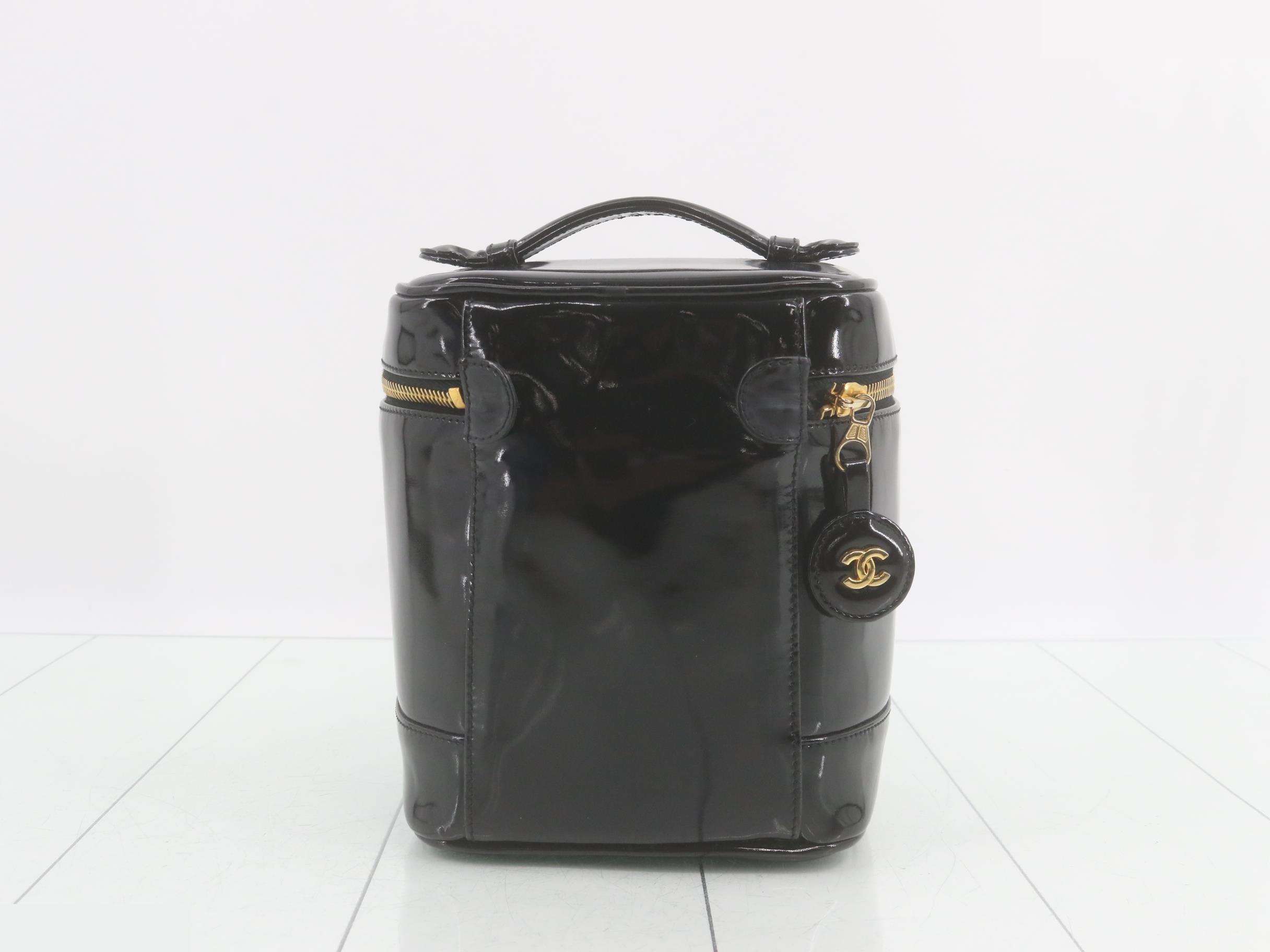 Enamel Coco Mark Vanity Bag — view 2