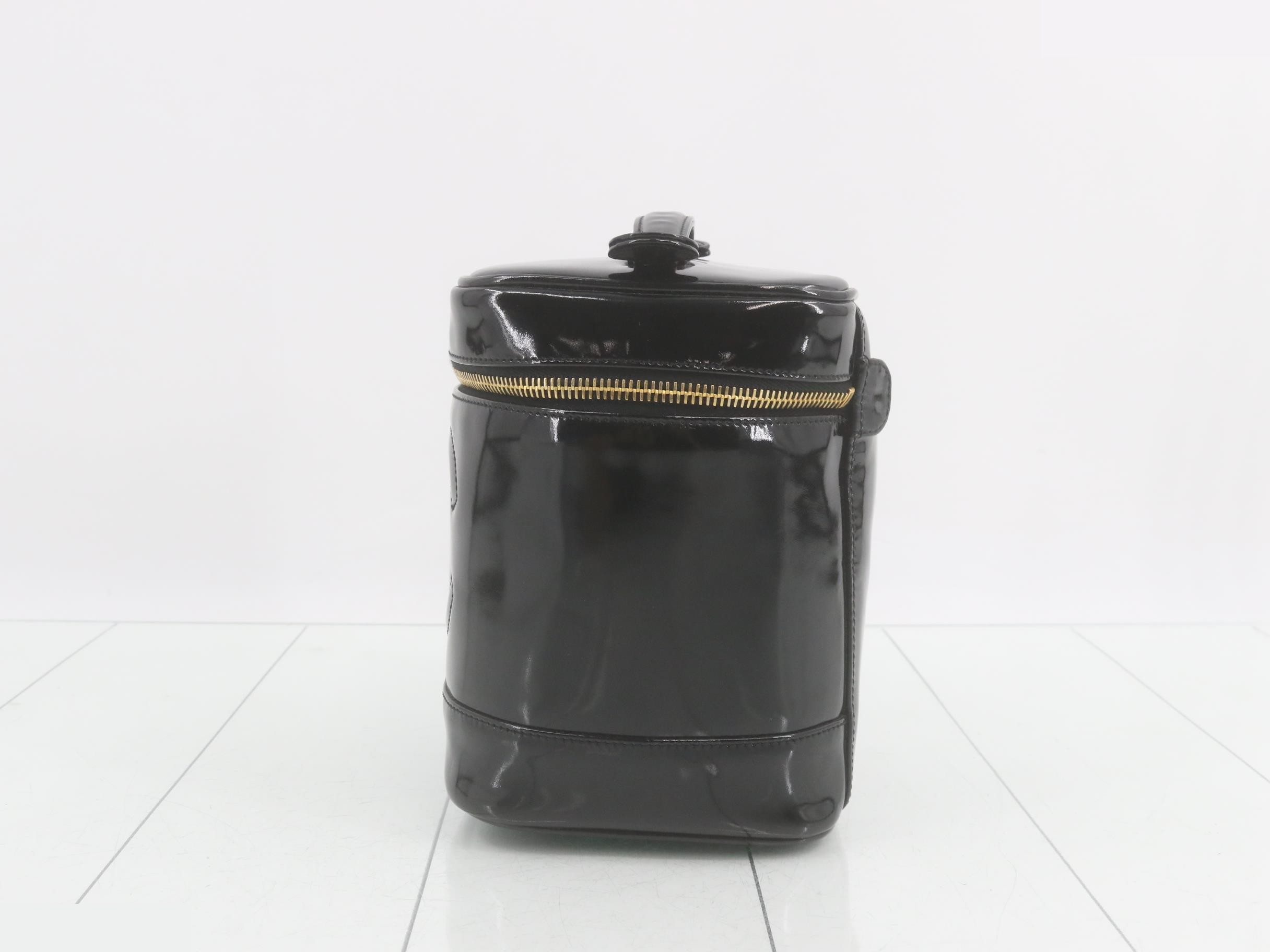Enamel Coco Mark Vanity Bag — view 3