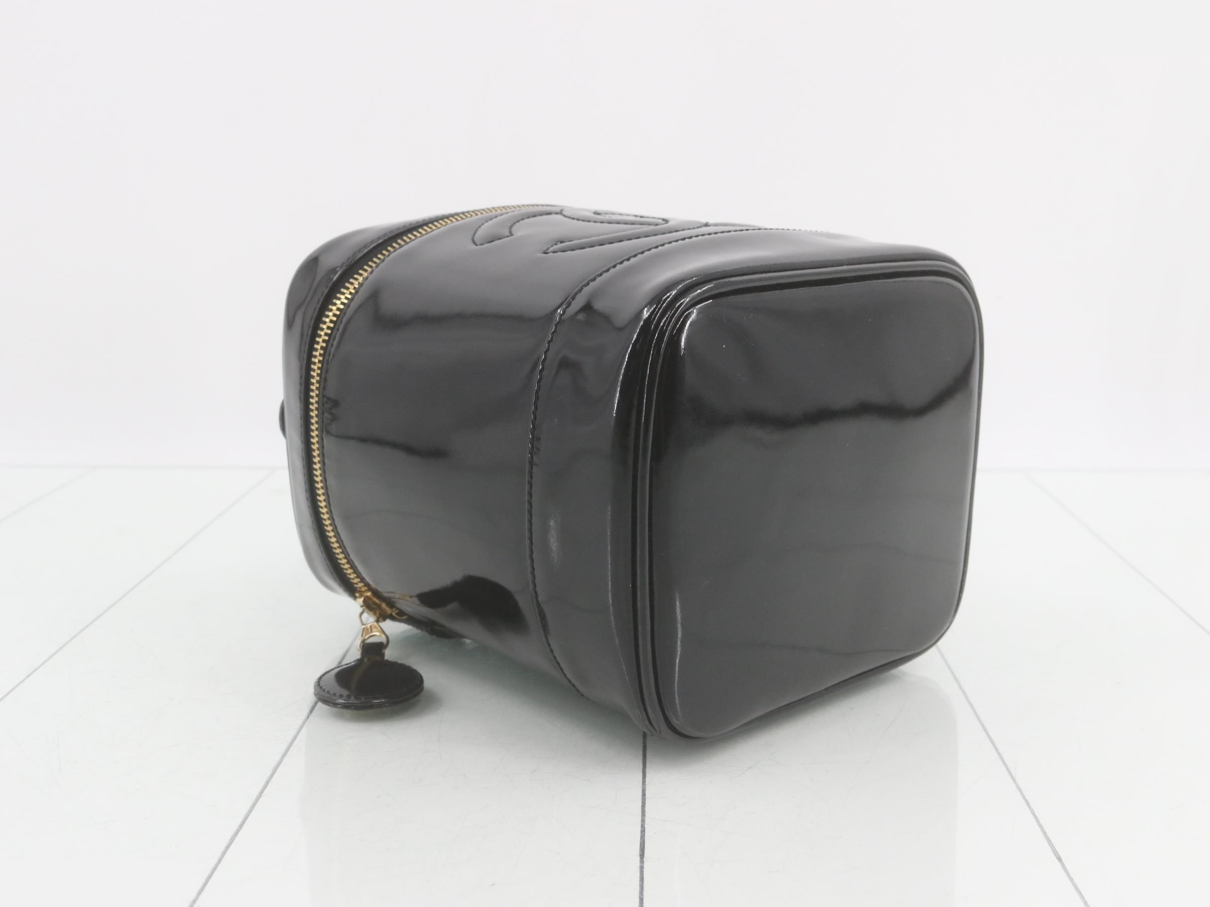 Enamel Coco Mark Vanity Bag — view 5