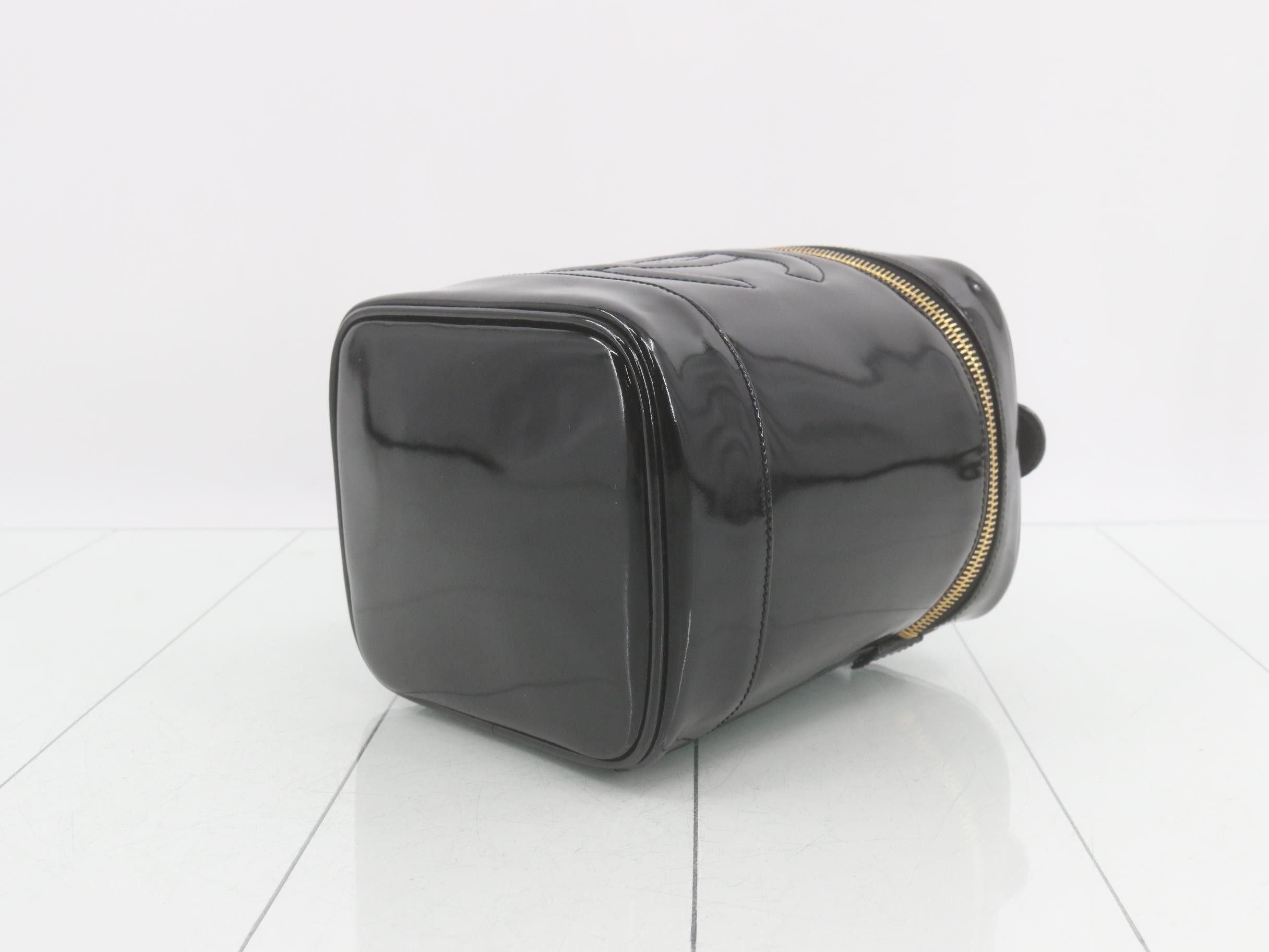 Enamel Coco Mark Vanity Bag — view 6