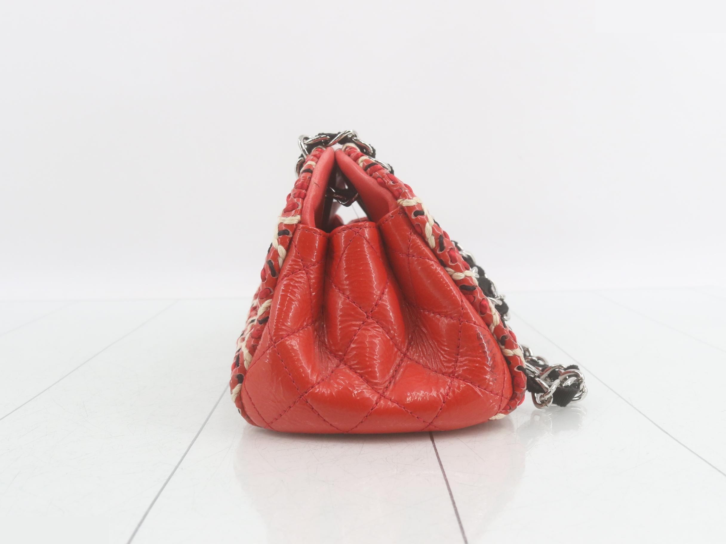 Mademoiselle Bowling Bag, Patent Leather, Item No. 14, Coco Mark — view 3