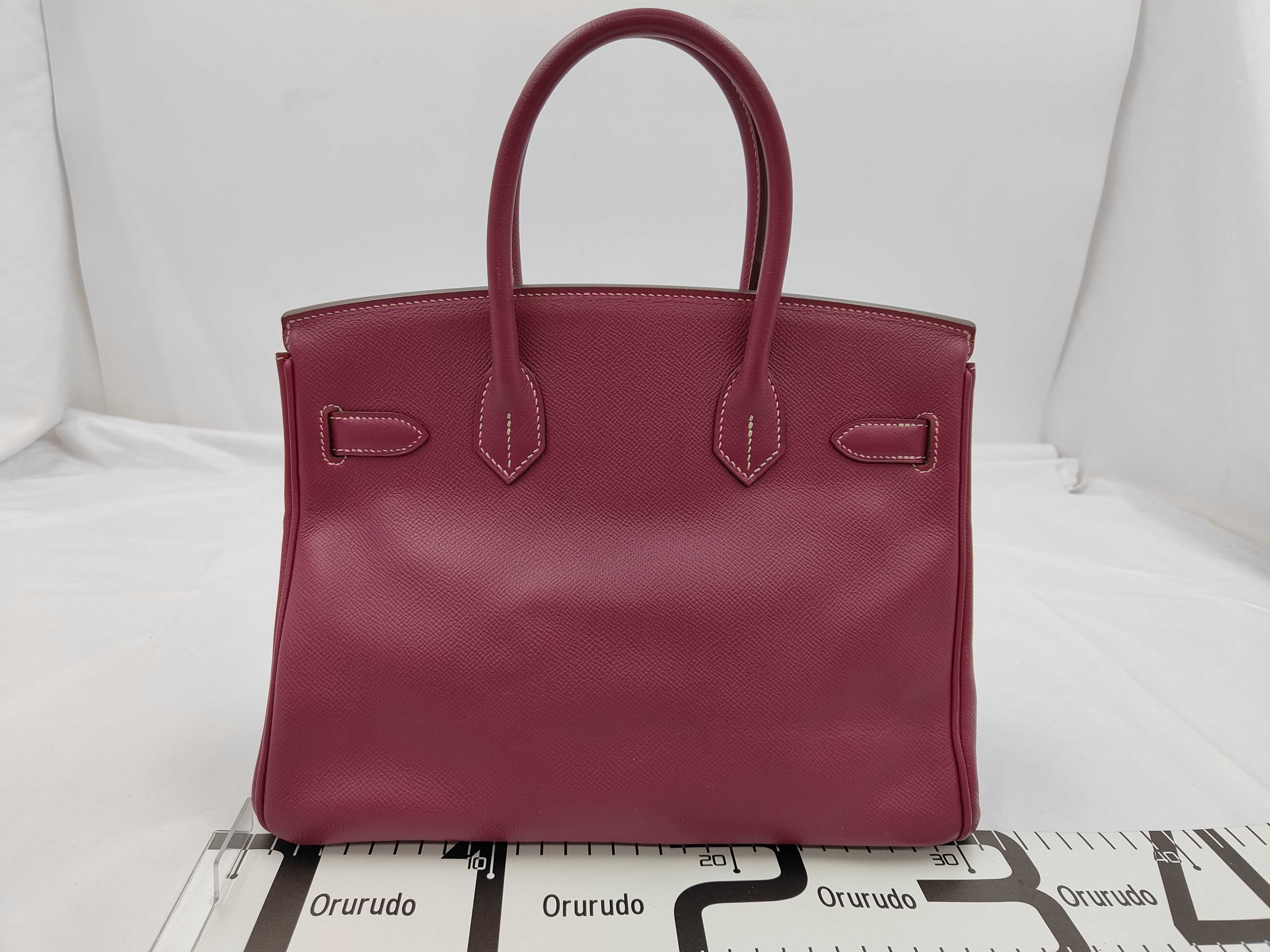 Birkin 30 Purple Handbag O — view 2