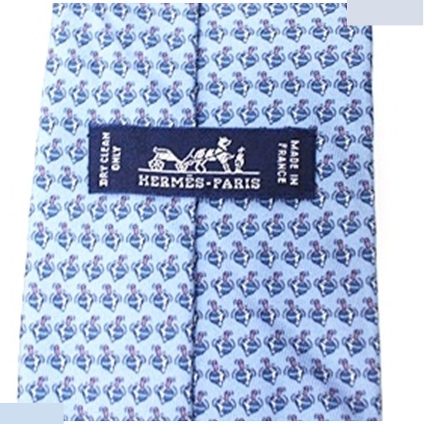 Hermès silk tie — view 2
