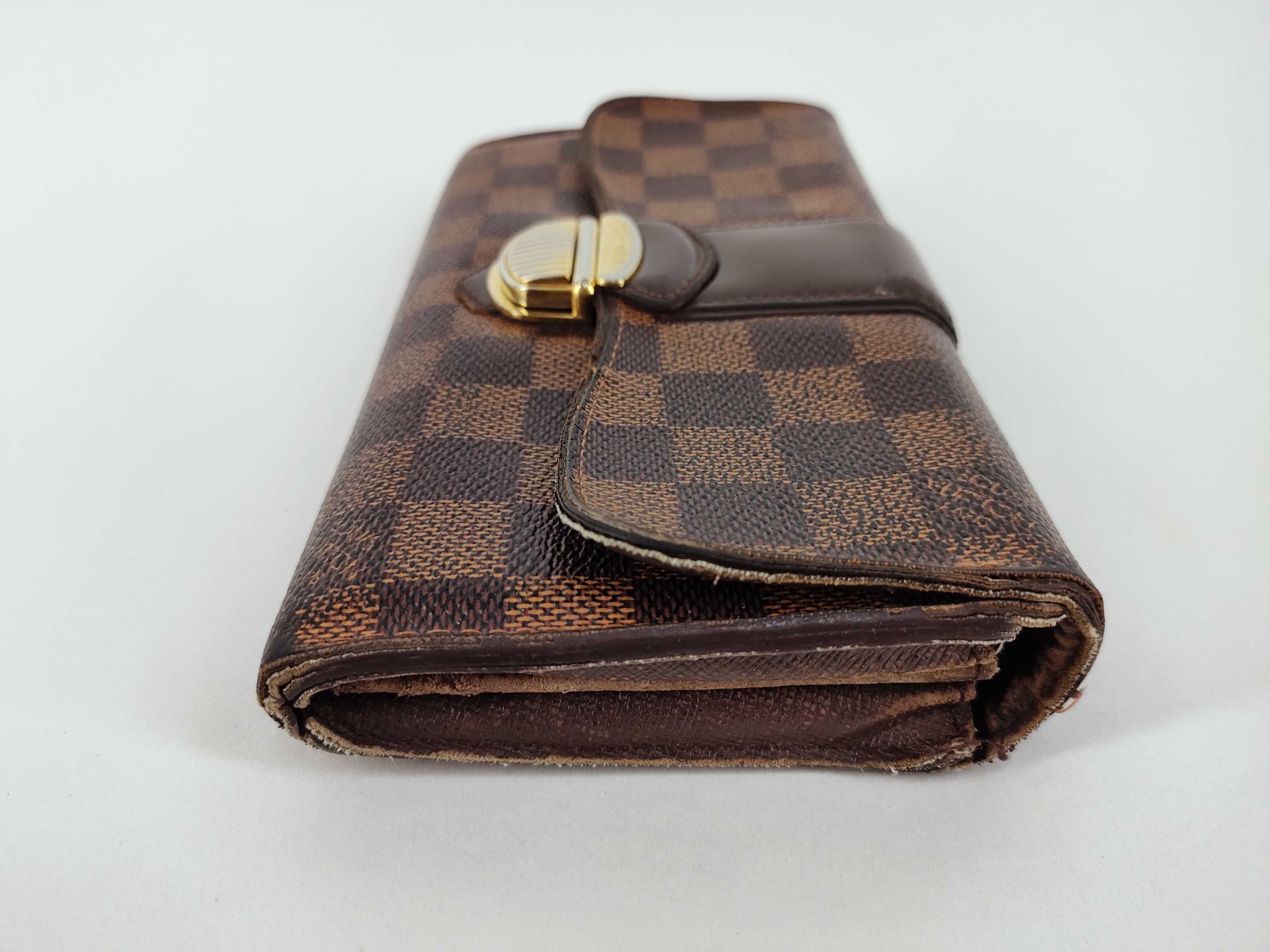 Damier Louis Vuitton Portefeuille Sistina Wallet — view 6