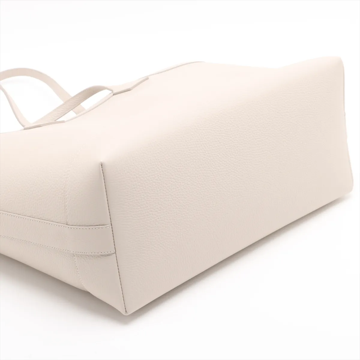 leather tote bag white — view 4