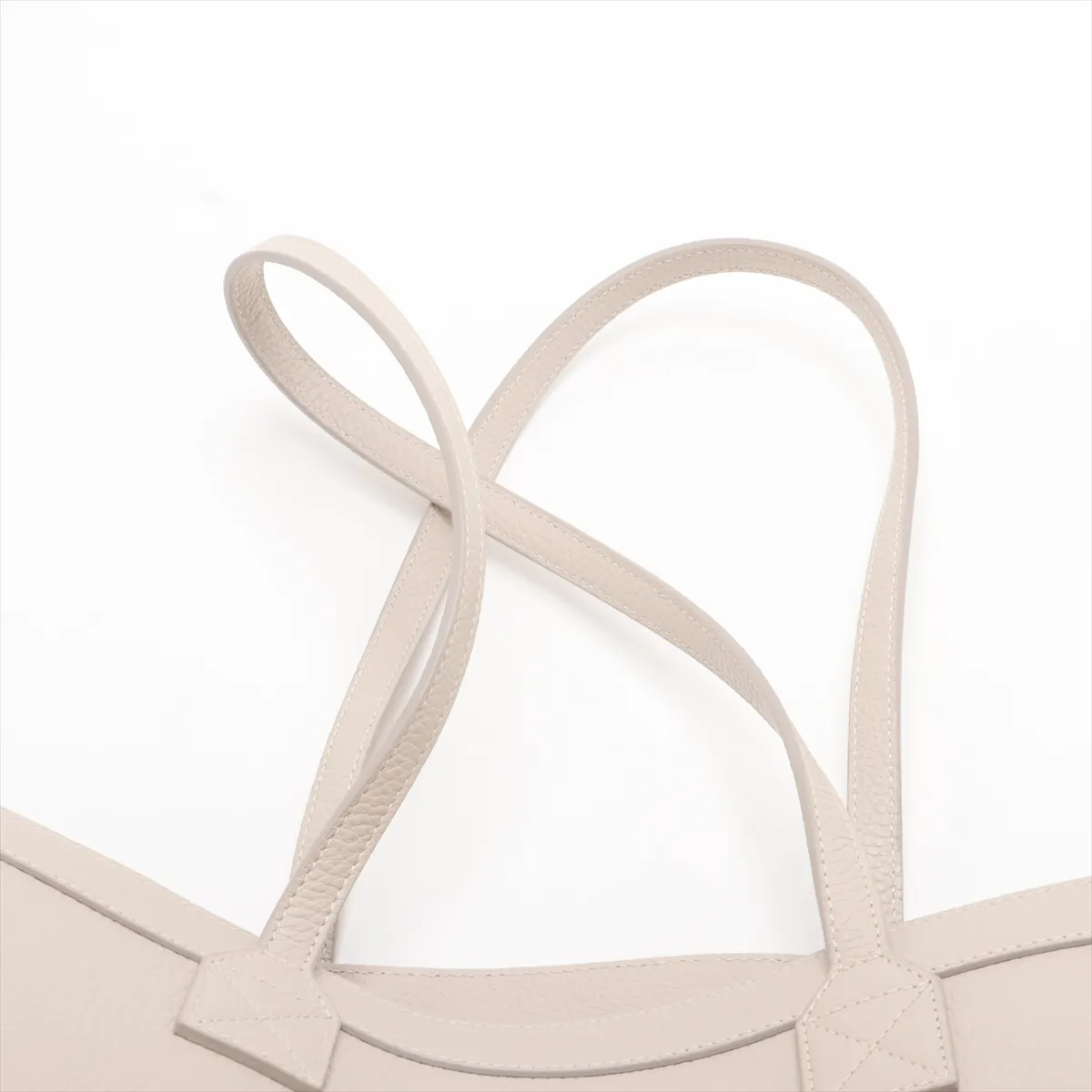 leather tote bag white — view 6
