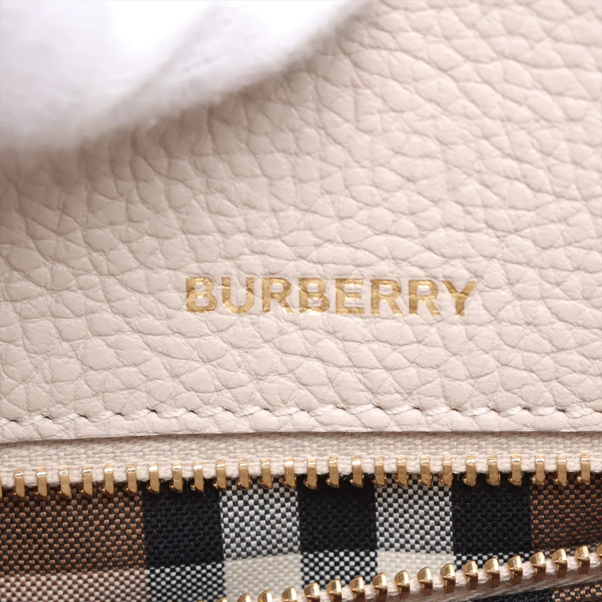 leather tote bag white — view 9