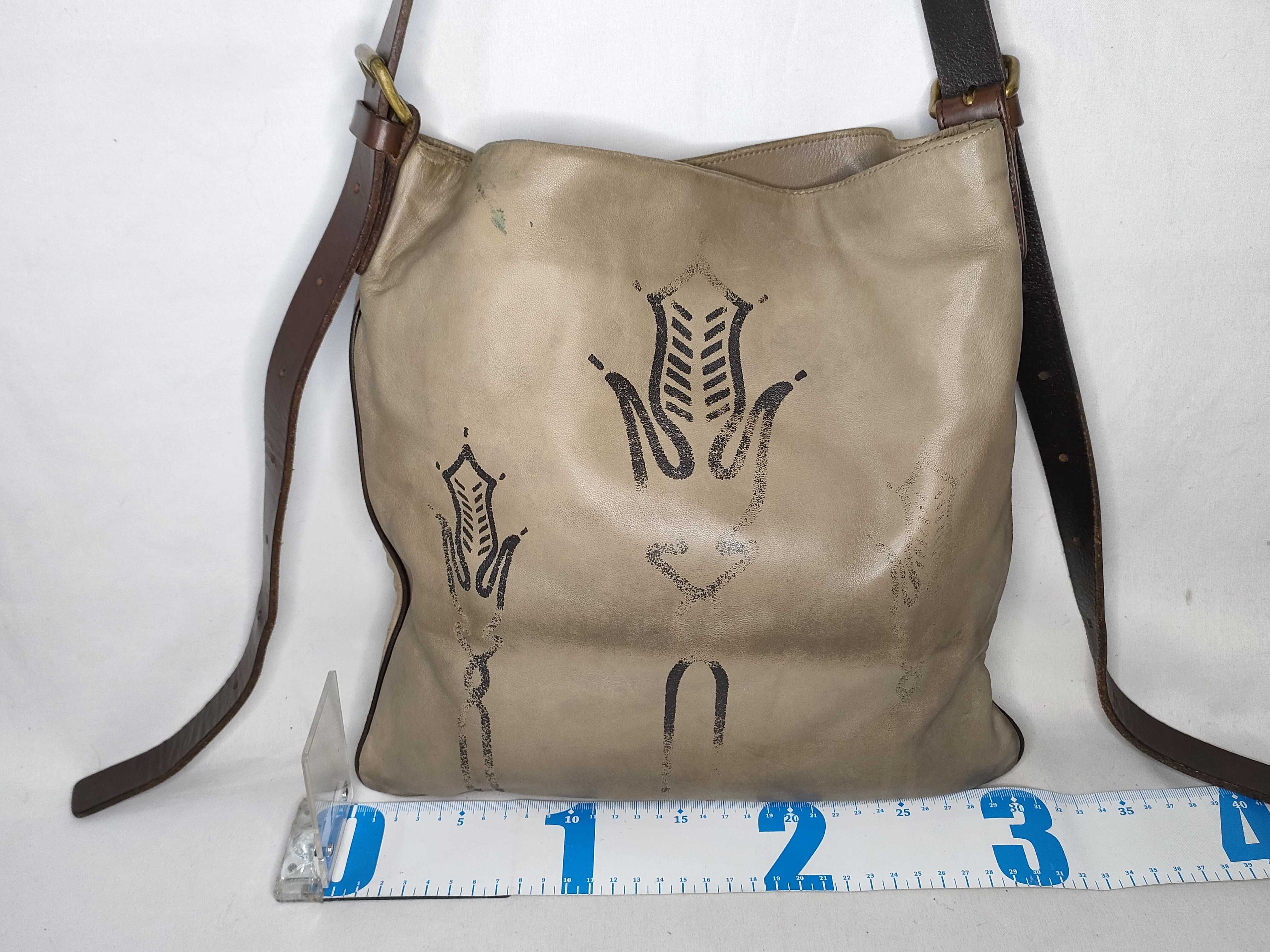 Lambskin Archive Shoulder Bag Brown Shoulder Bag — view 2