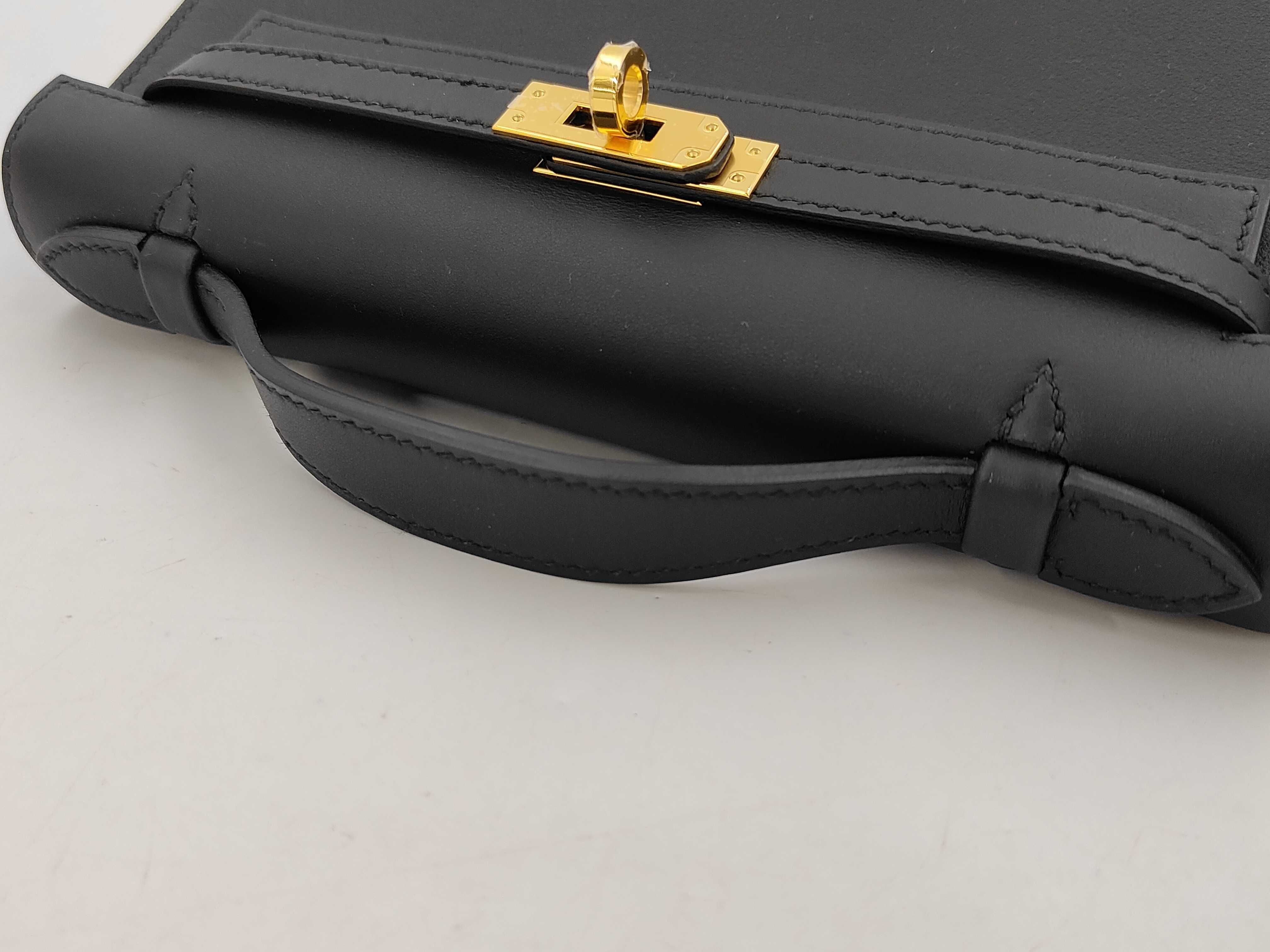 Kelly Pochette K stamp Noir handbag — view 3